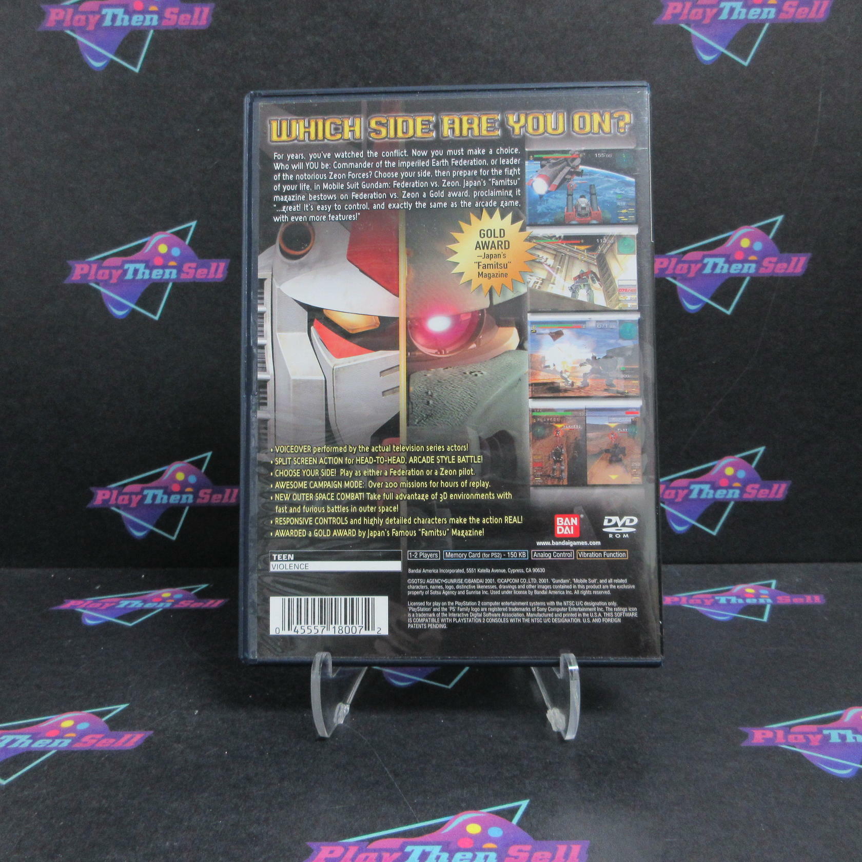 Mobile Suit Gundam Federation vs. Zeon PS2 PlayStation 2 - Very Good