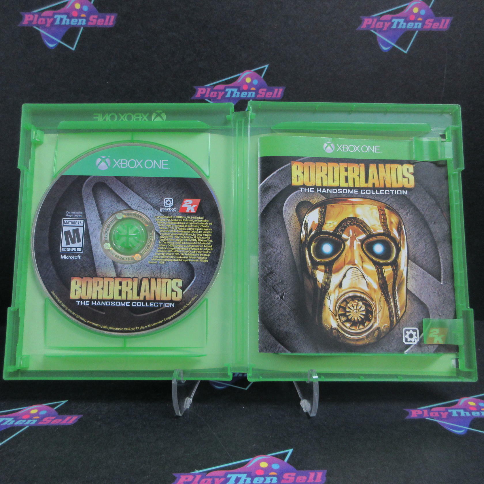 Borderlands The Handsome Collection Xbox One + Sleeve Complete - Excellent