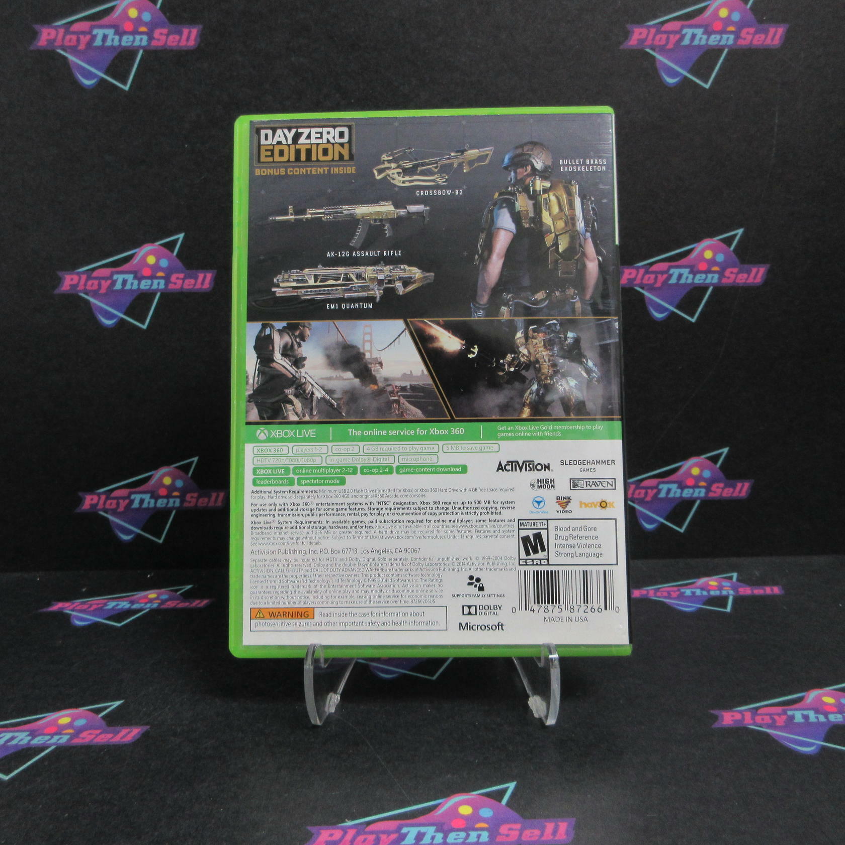 Call of Duty Advanced Warfare Day Zero Edition Xbox 360 Complete - Excellent