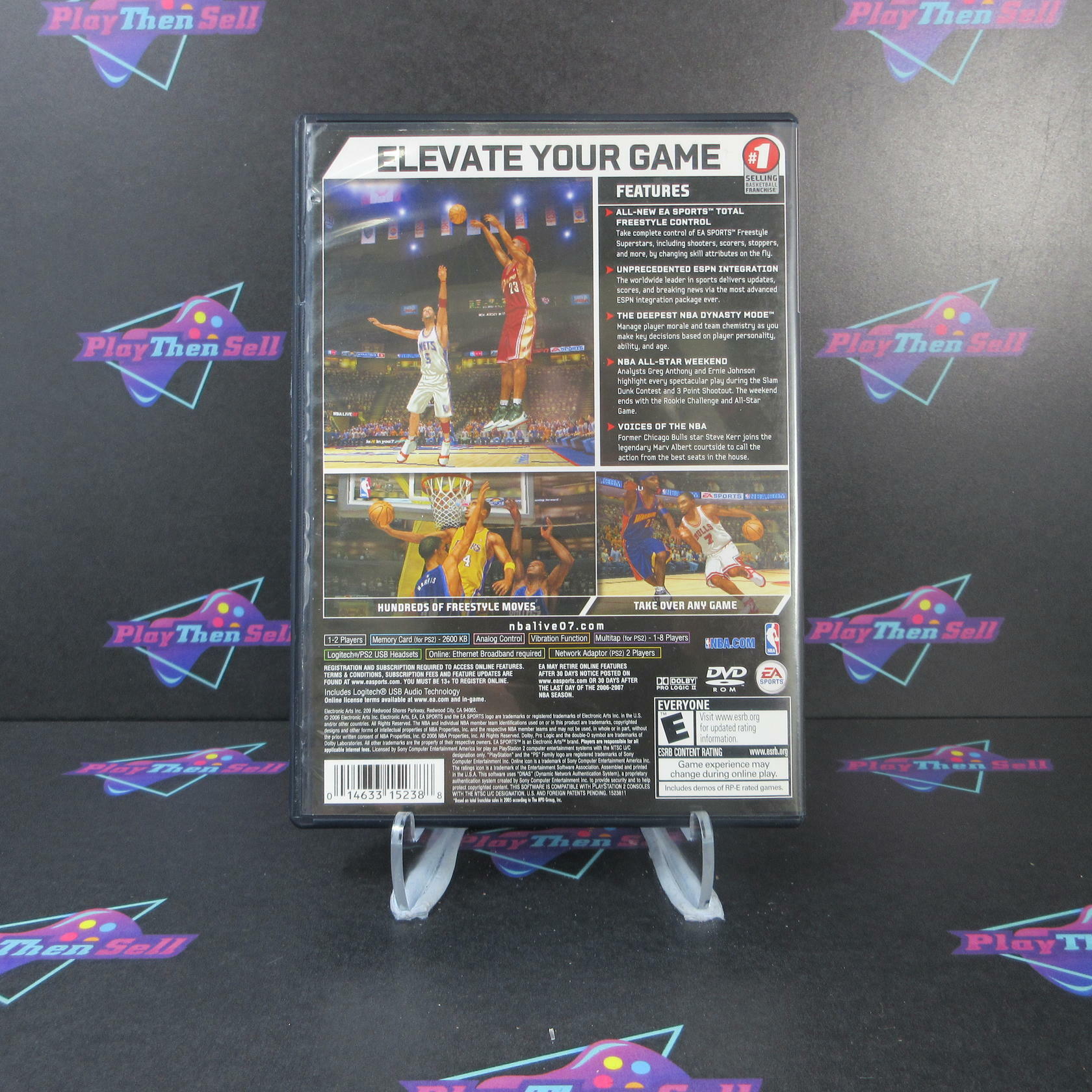 NBA Live 07 PS2 PlayStation 2 - Very Good