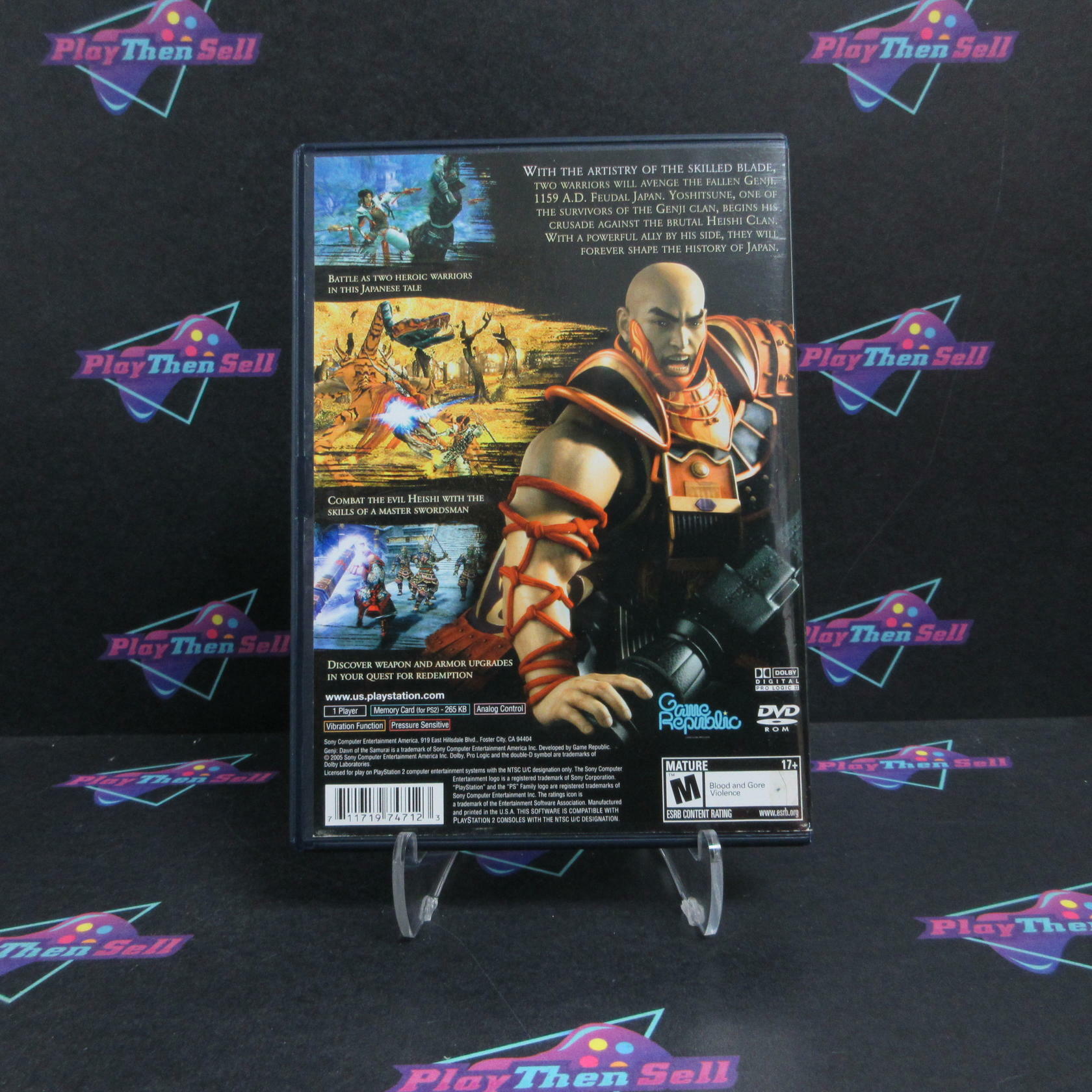 Genji Dawn of the Samurai PS2 PlayStation 2 - Very Good