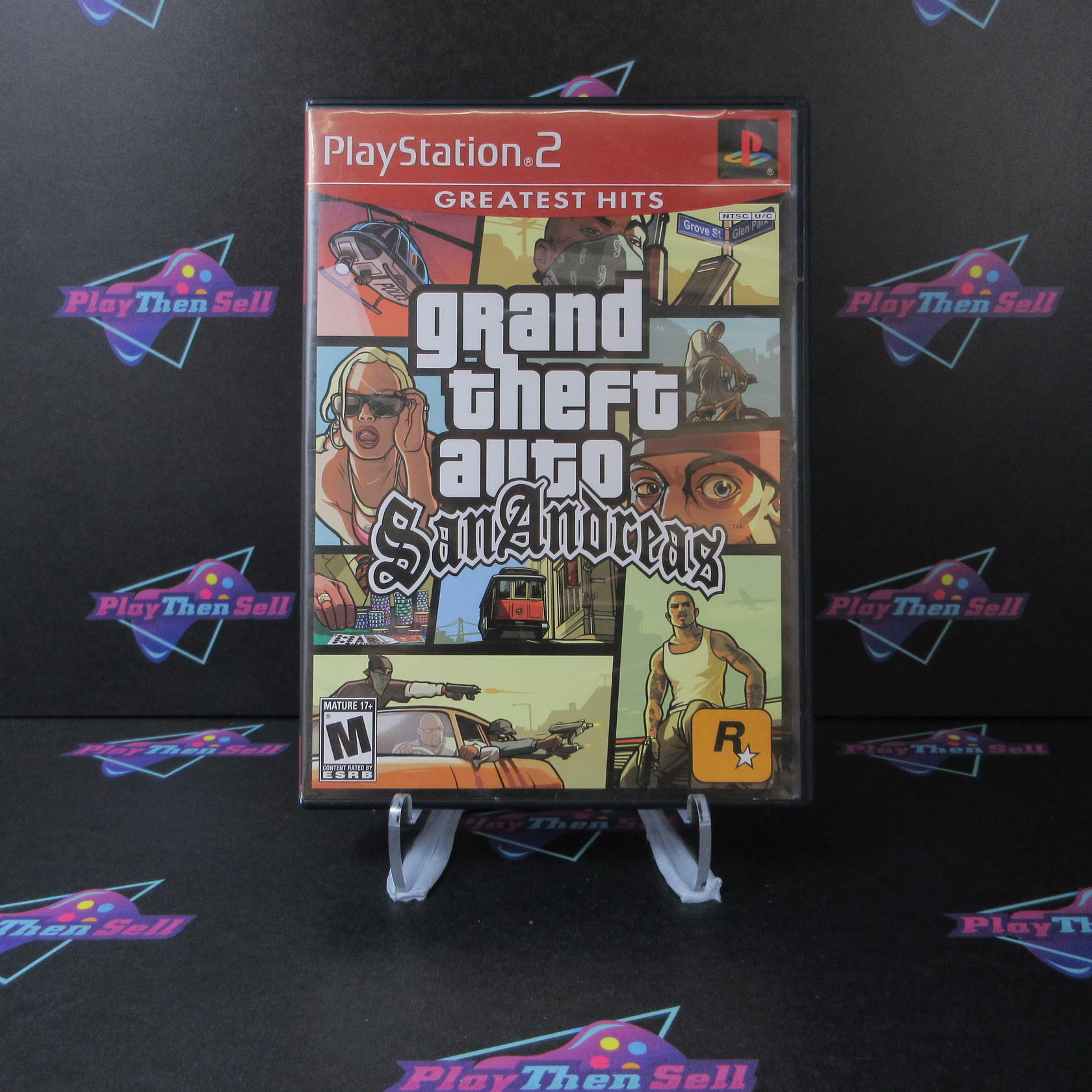 Grand Theft Auto San Andreas PS2 PlayStation 2 GH - Very Good