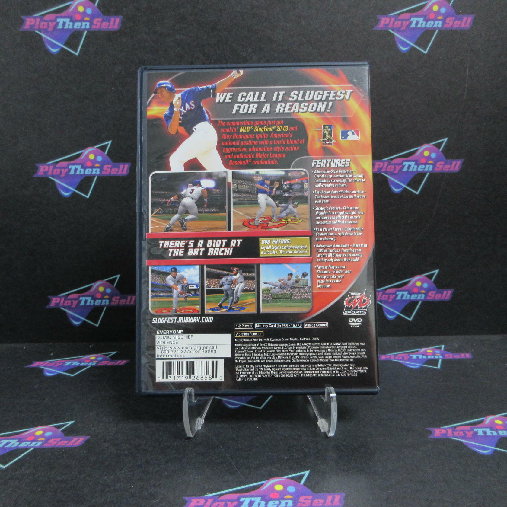 MLB Slugfest 2003 PS2 PlayStation 2 - Very Good