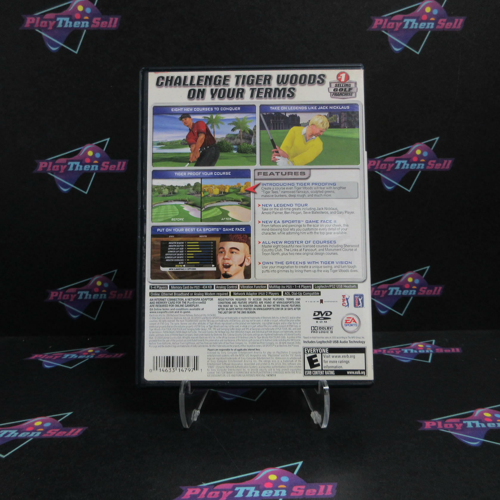 Tiger Woods PGA Tour 2005 PS2 PlayStation 2 - Very Good