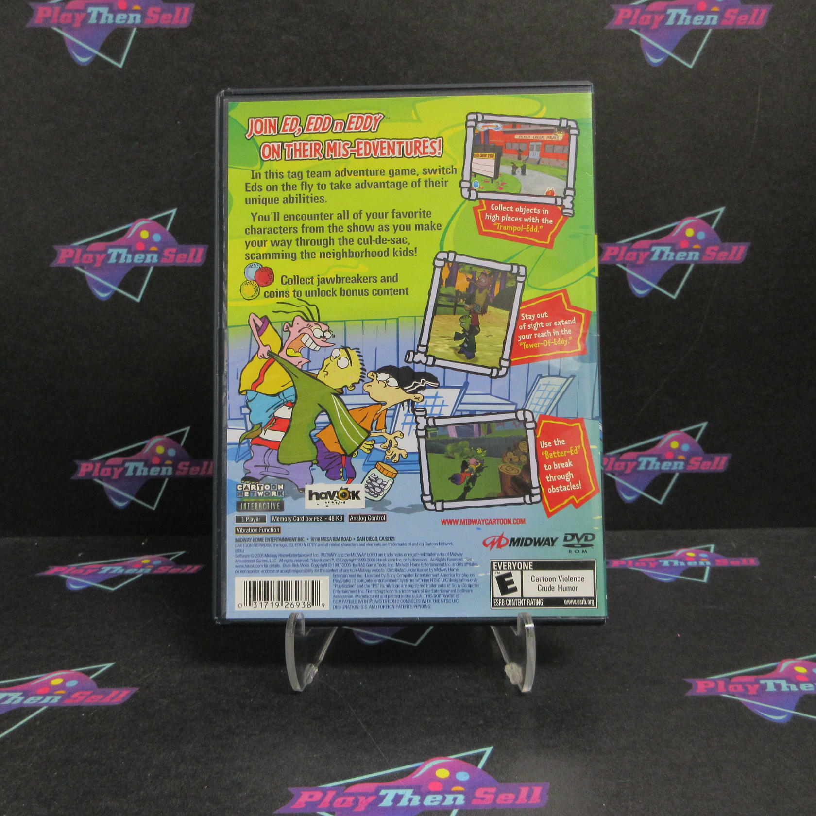 Ed, Edd 'n Eddy The Mis-Edventures PS2 PlayStation 2 + Reg Card CIB - Excellent