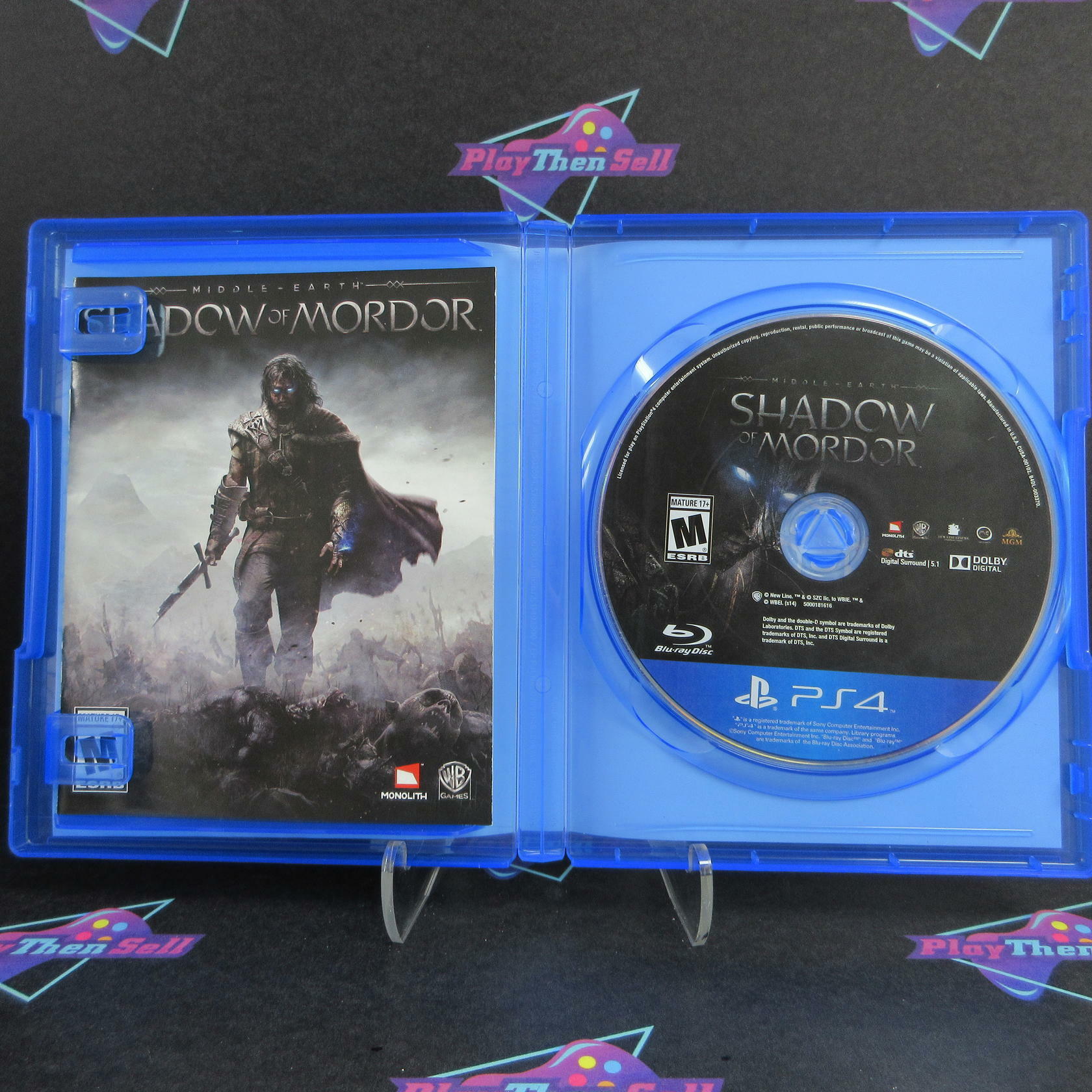 Middle Earth Shadow of Mordor PS4 PlayStation 4 Complete - Excellent
