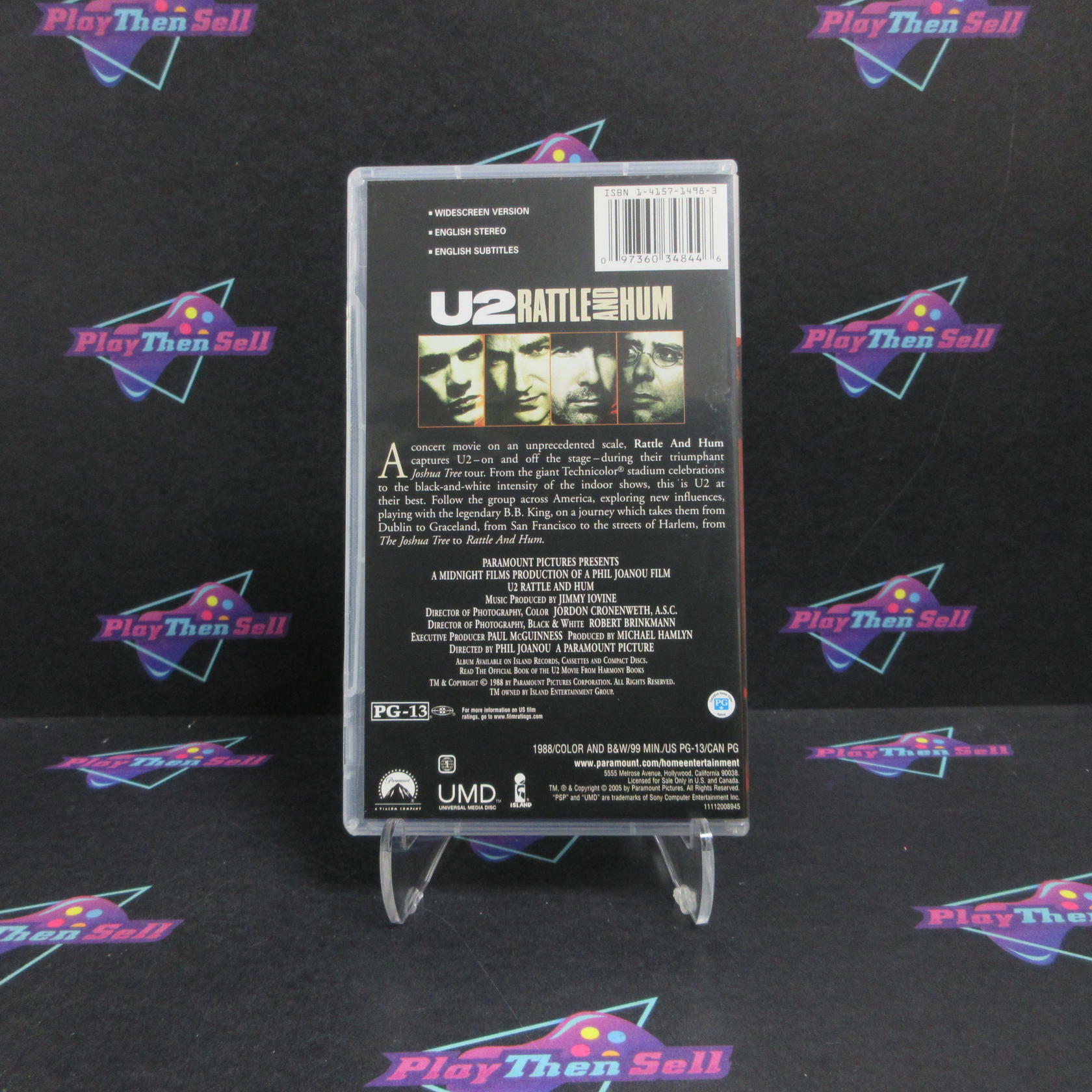 U2 Rattle and Hum Sony PSP UMD - Like New