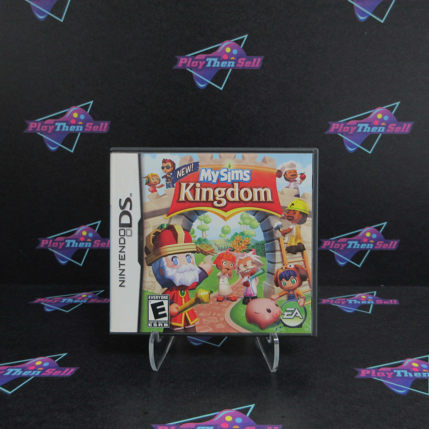 MySims Kingdom Nintendo DS AD Complete CIB - Very Good