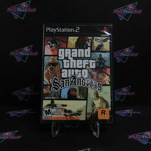 Grand Theft Auto San Andreas Trilogy PS2 PlayStation 2 Complete - Excellent
