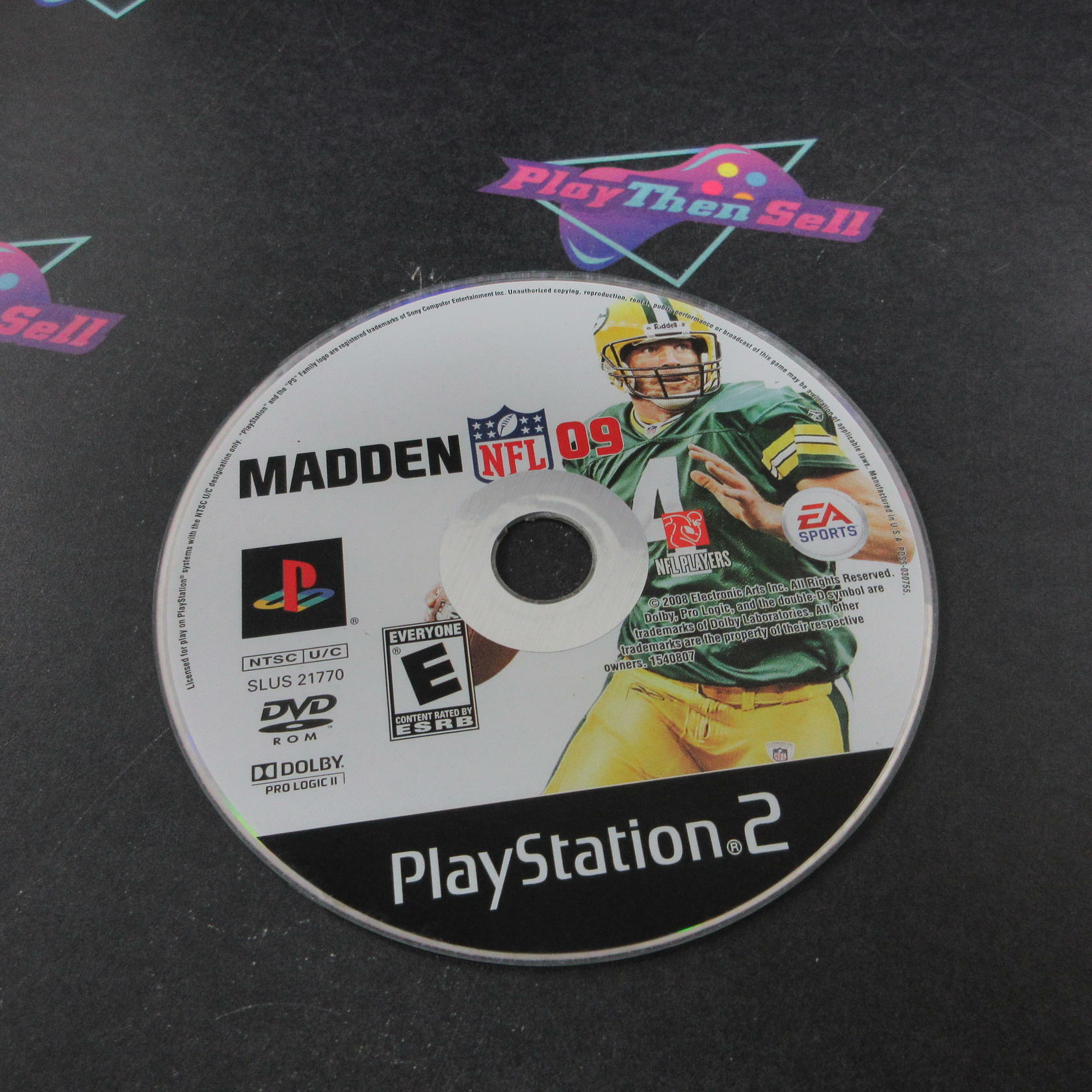 Madden NFL 09 PS2 PlayStation 2 AD/DD/NM - Very Good