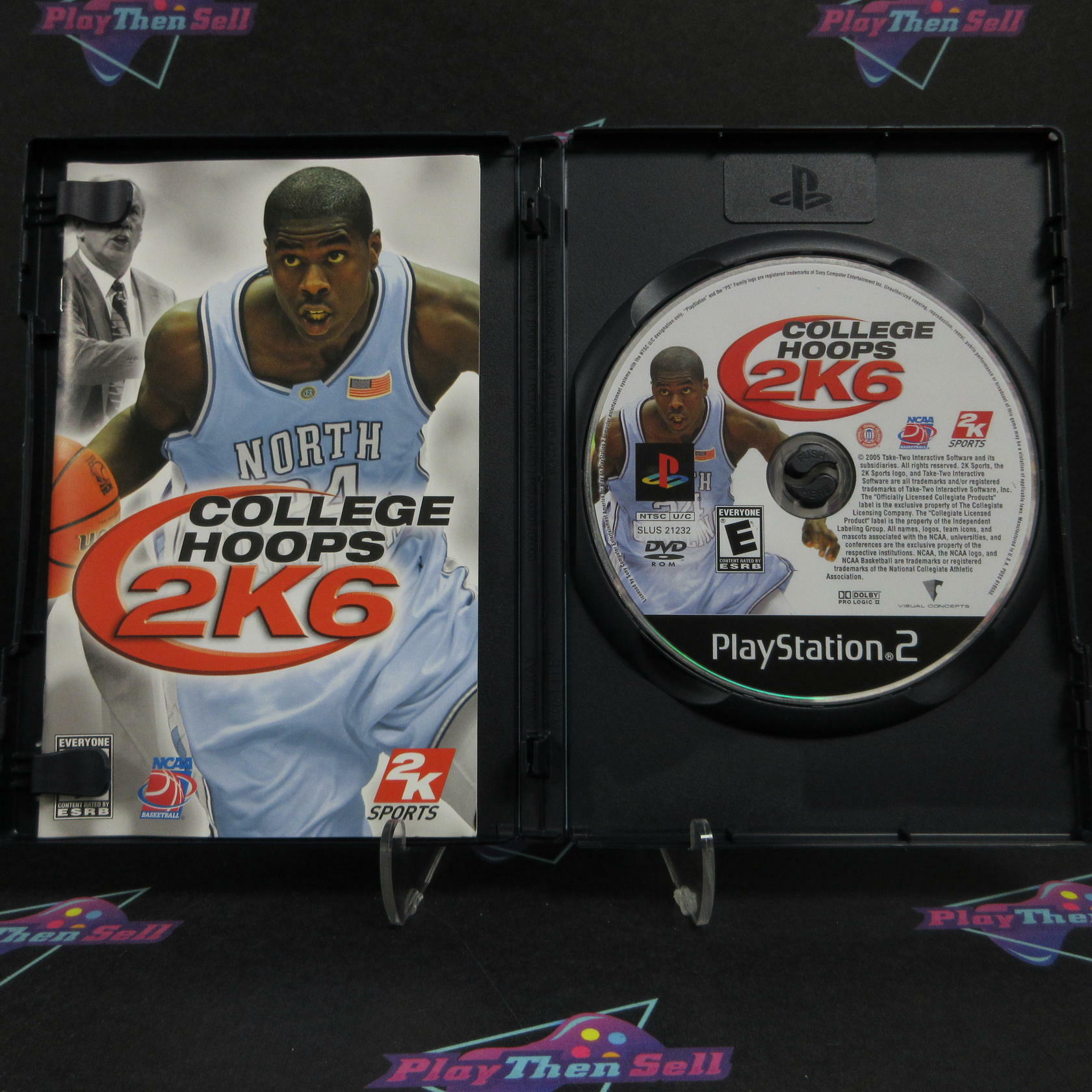 College Hoops 2K6 PS2 PlayStation 2 + Reg Card Complete - Excellent