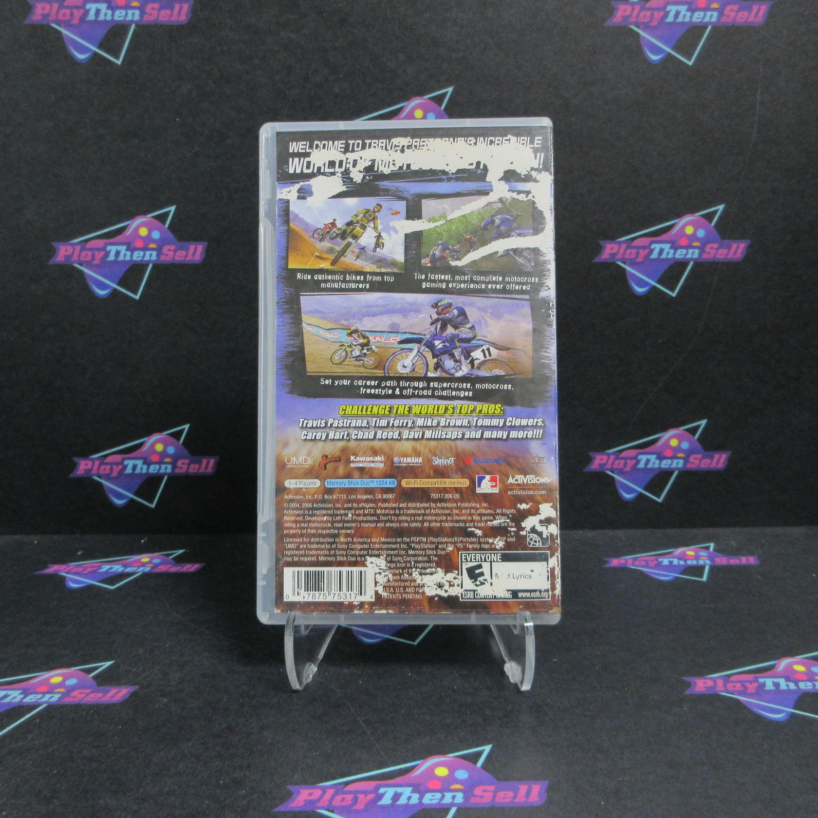 MTX Mototrax Sony PSP AD Complete CIB - Very Good