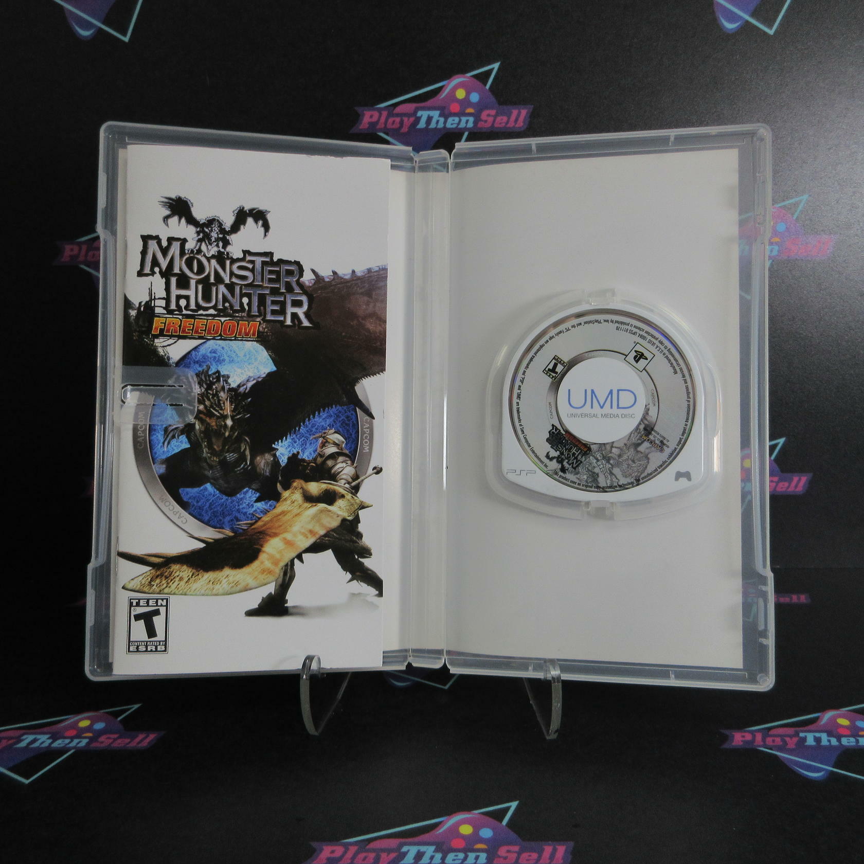 Monster Hunter Freedom Sony PSP AD Complete CIB - Very Good