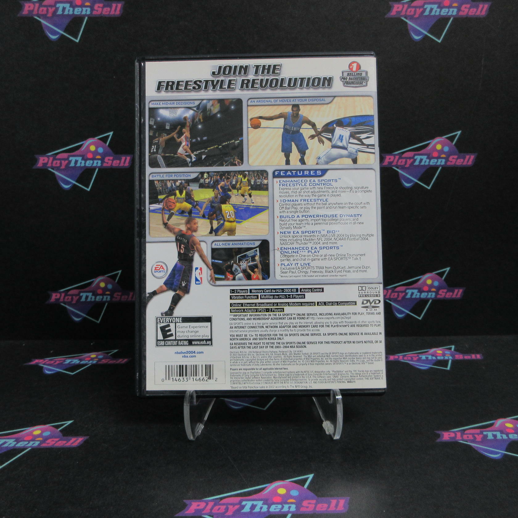 NBA Live 2004 PS2 PlayStation 2 DD Complete CIB - Very Good