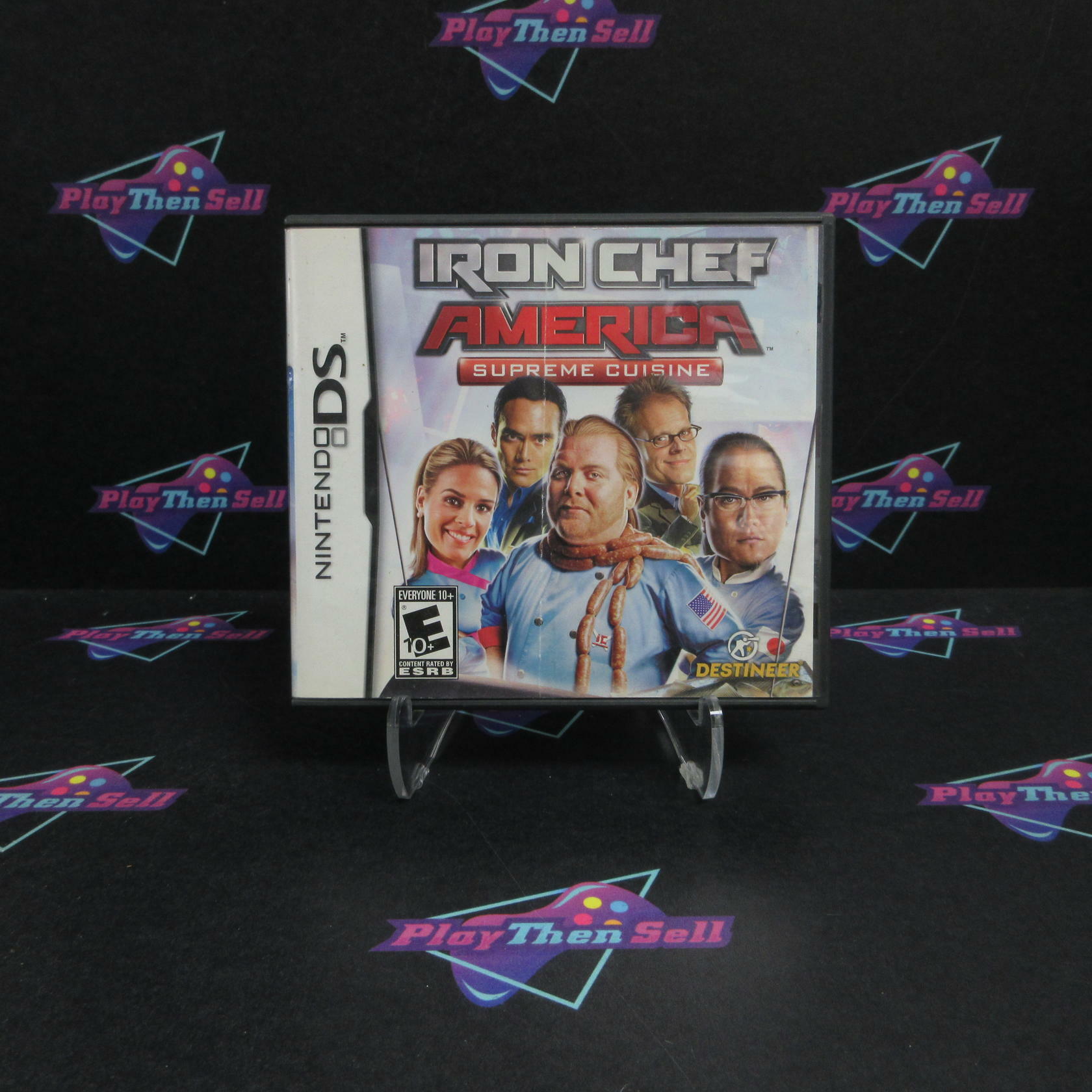 Iron Chef America Supreme Cuisine Nintendo DS AD Complete CIB - Very Good