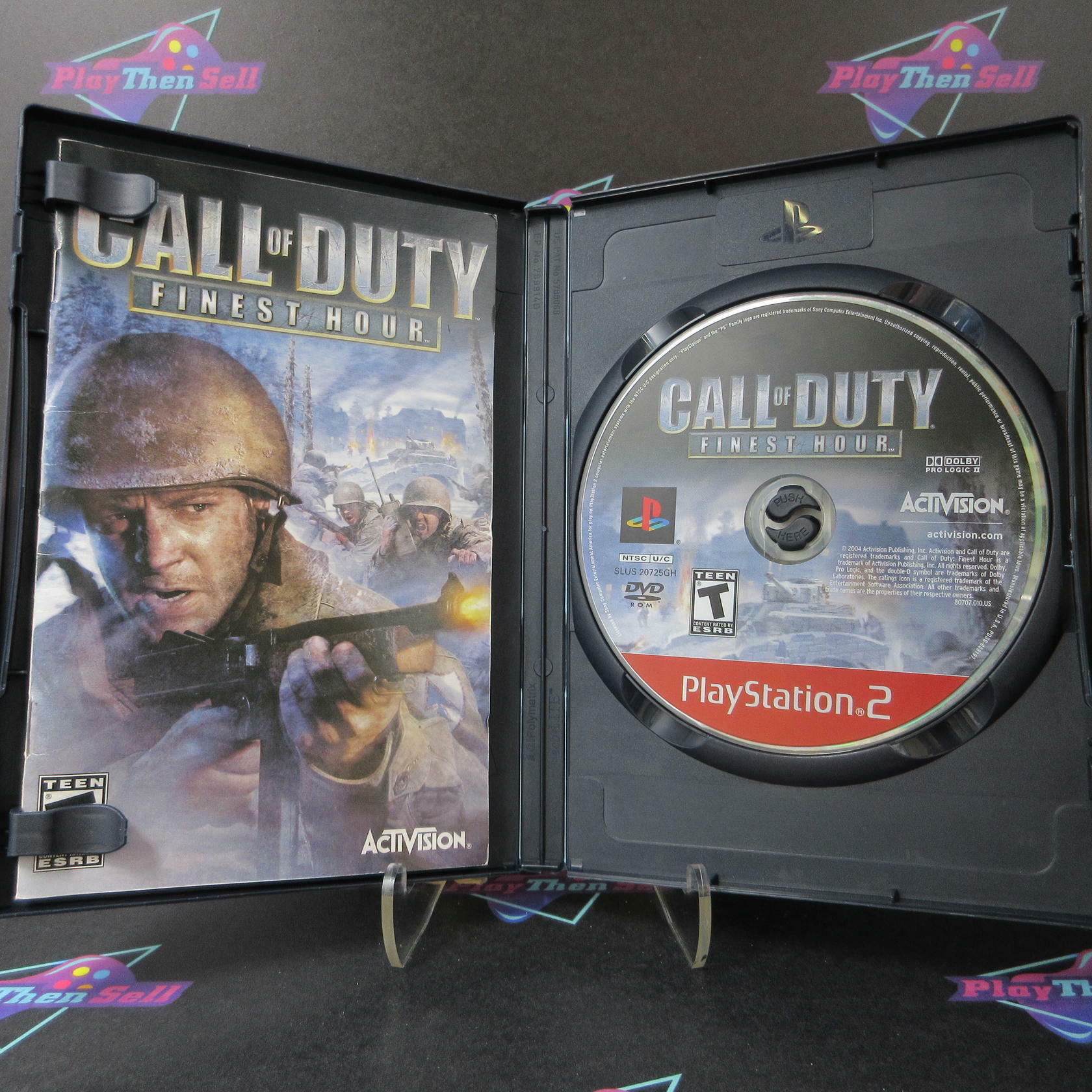 Call of Duty Finest Hour PS2 PlayStation 2 GH Complete - Excellent