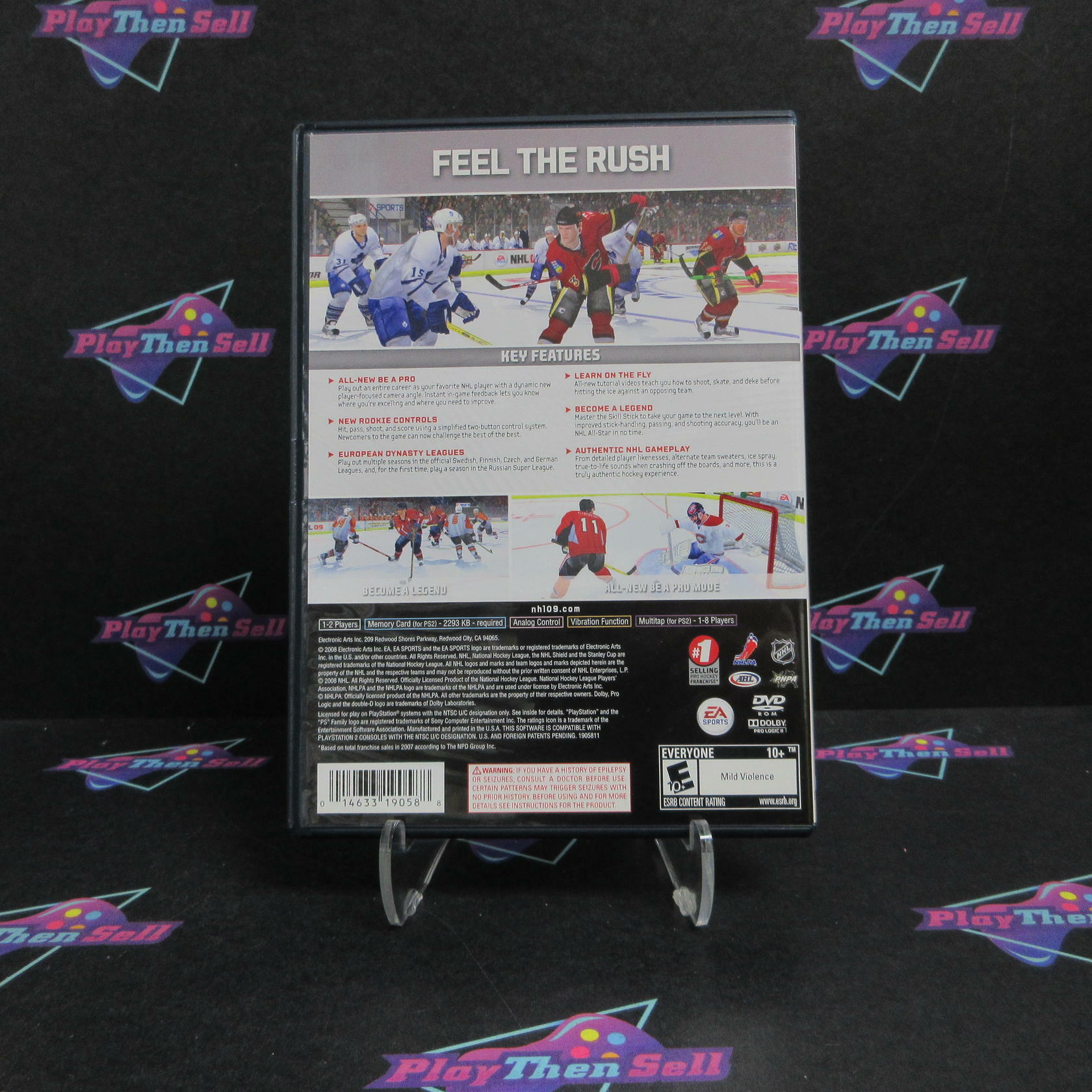 NHL 09 PS2 PlayStation 2 Complete - Excellent