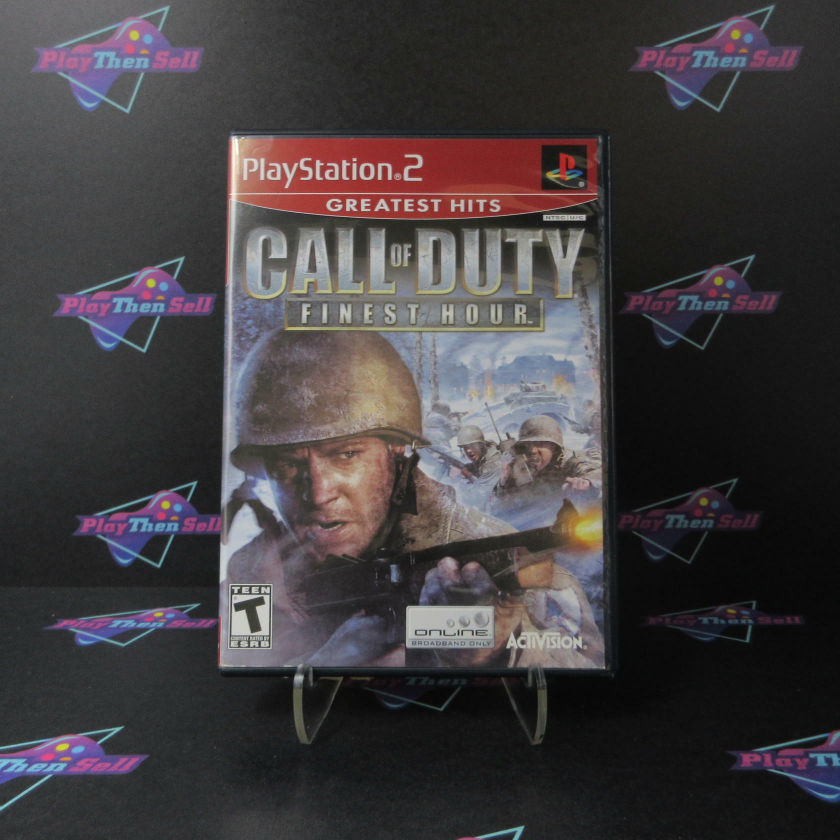 Call of Duty Finest Hour PS2 PlayStation 2 GH Complete - Excellent