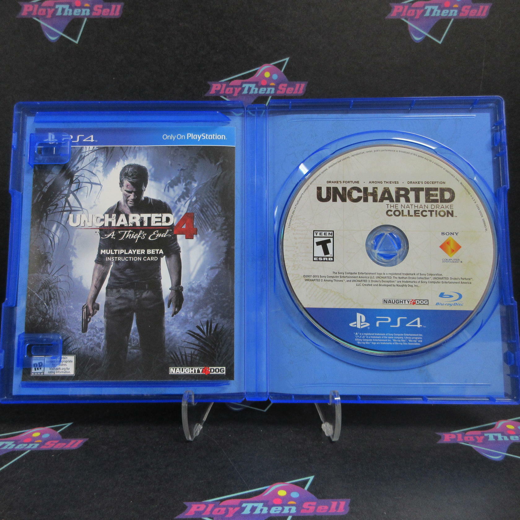 Uncharted The Nathan Drake Collection PS4 PlayStation 4 Complete - Excellent