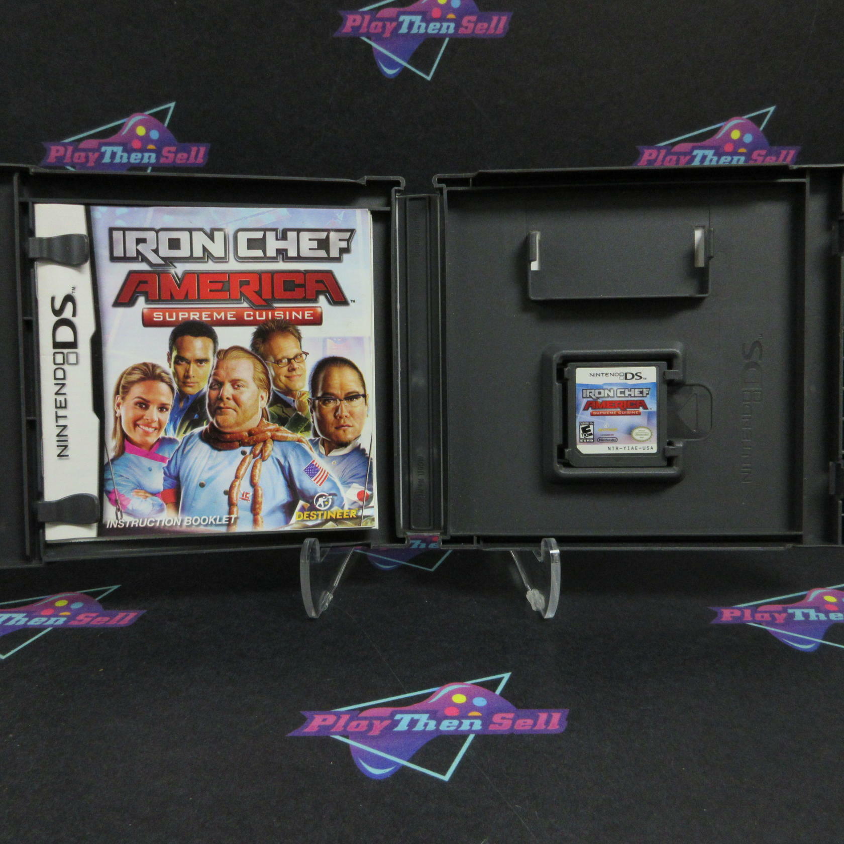 Iron Chef America Supreme Cuisine Nintendo DS AD Complete CIB - Very Good