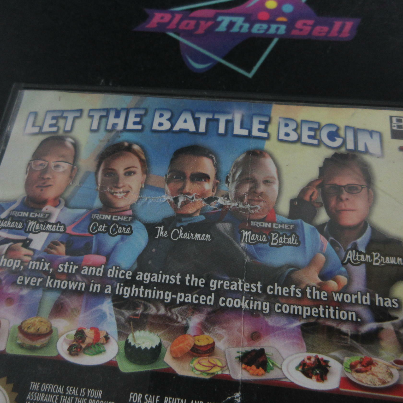 Iron Chef America Supreme Cuisine Nintendo DS AD Complete CIB - Very Good