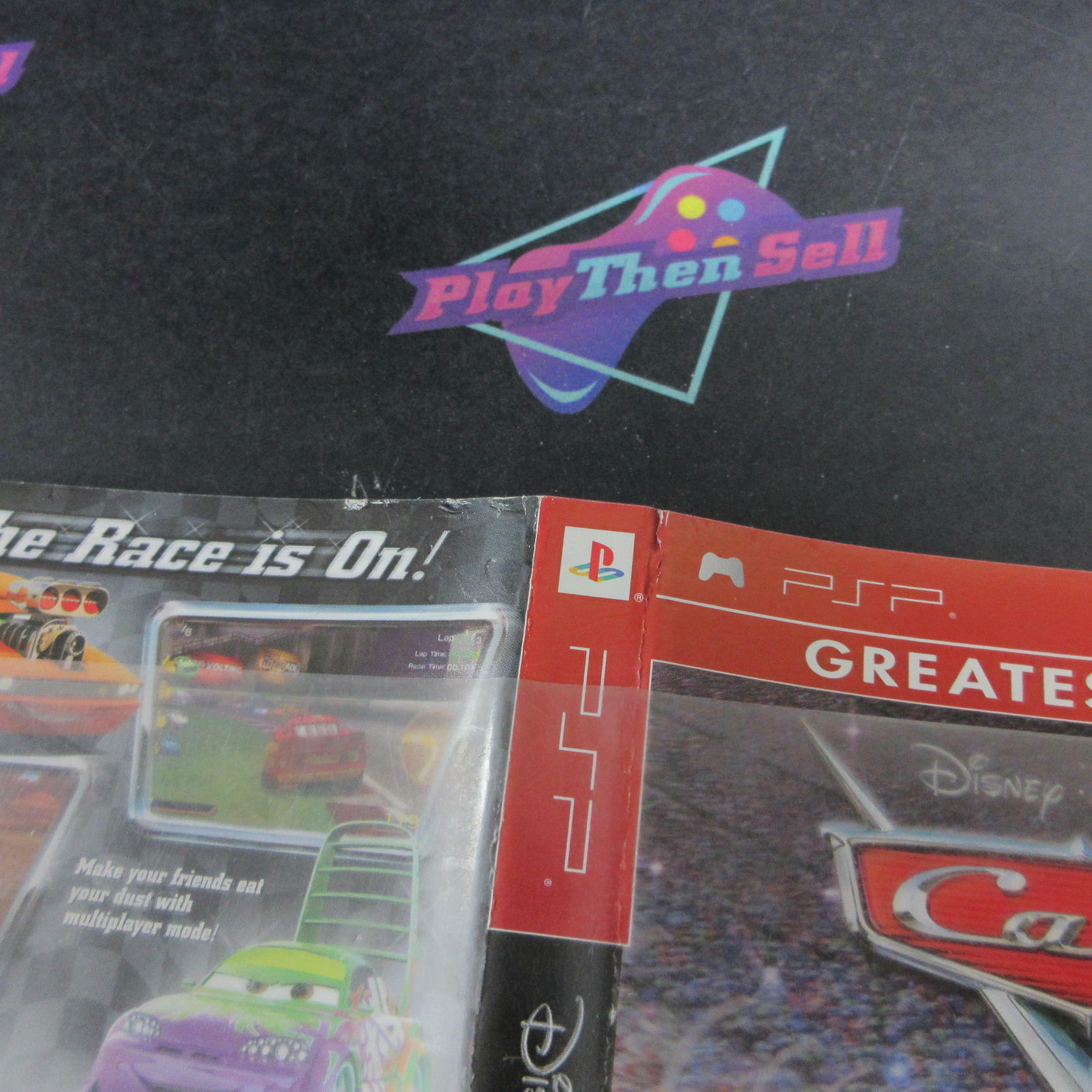 Cars Sony PSP GH Clear UMD AD/MD Complete CIB - Very Good