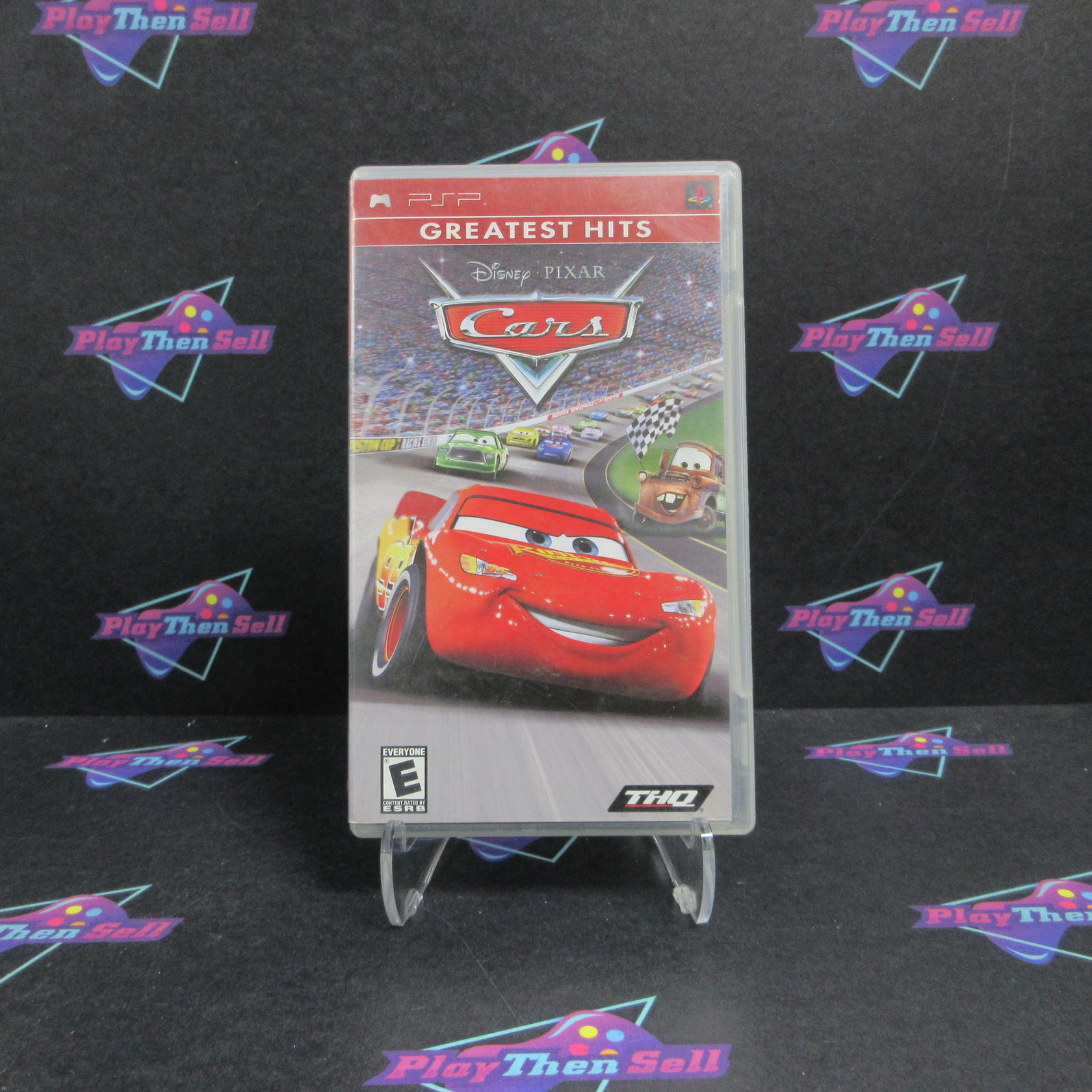 Cars Sony PSP GH Clear UMD AD/MD Complete CIB - Very Good