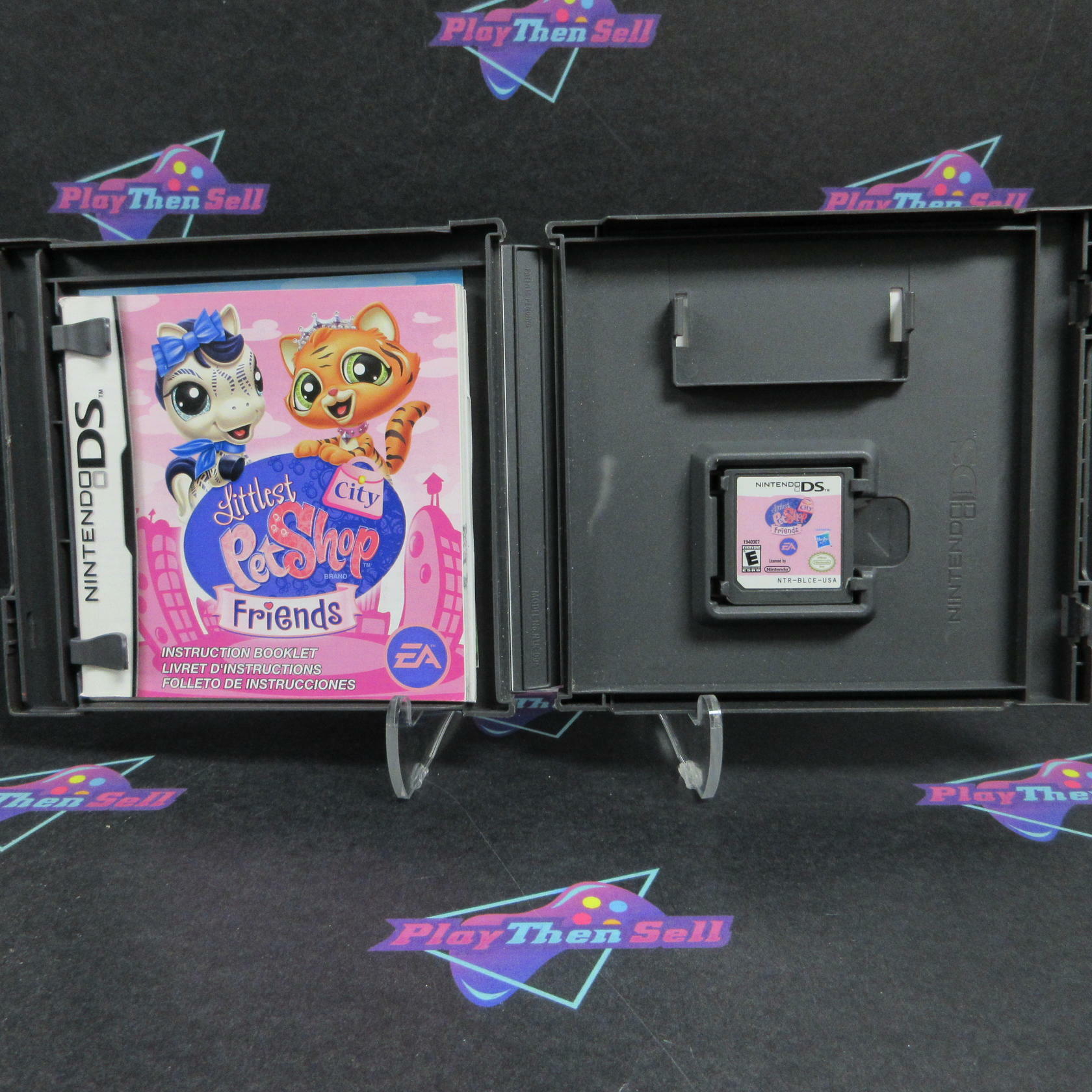 Littlest Pet Shop Friends City Nintendo DS AD/DD Complete CIB - Very Good