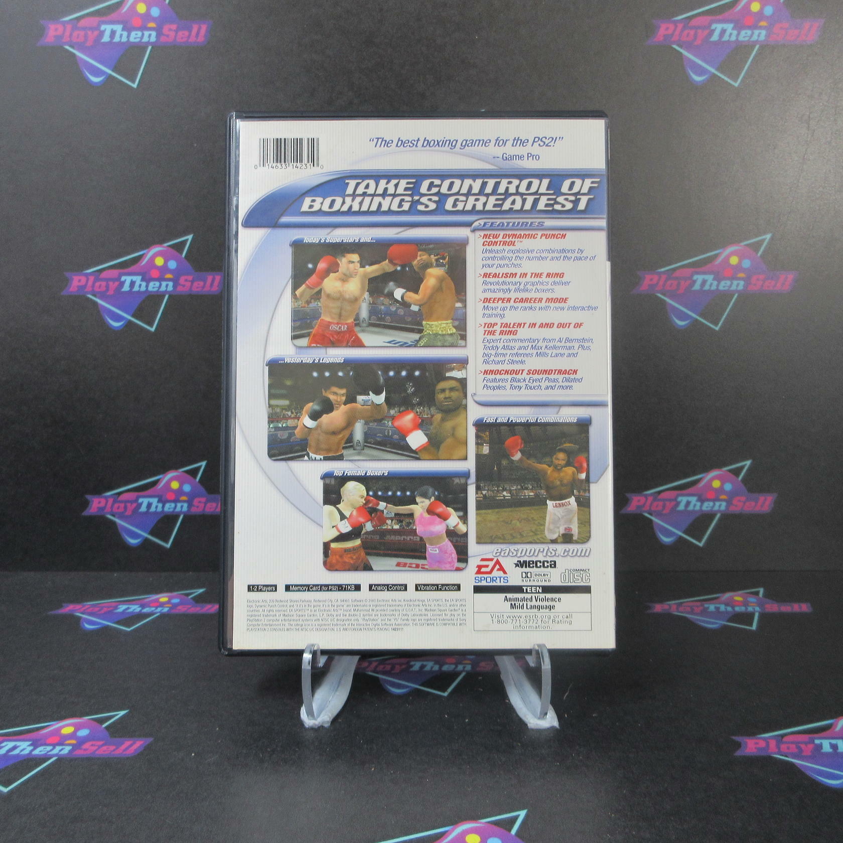 Knockout Kings 2001 PS2 PlayStation 2 + Reg Card Complete - Excellent