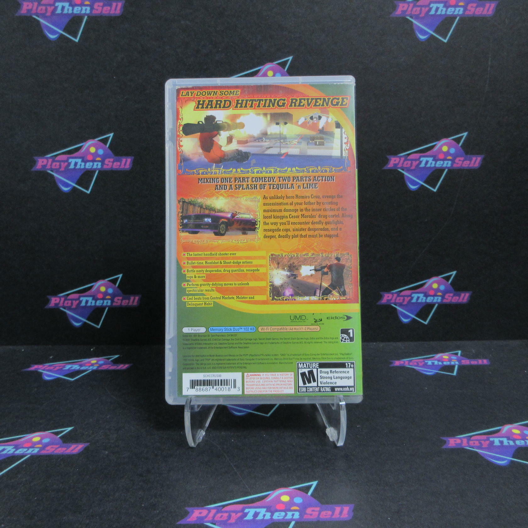 Chili Con Carnage Sony PSP AD Complete CIB - Very Good