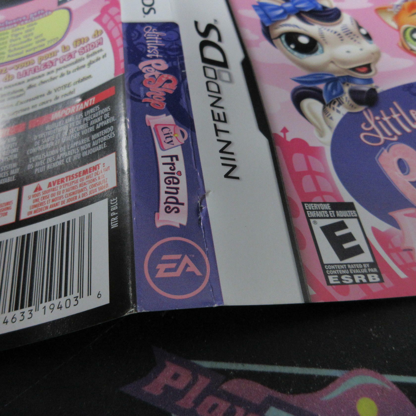 Littlest Pet Shop Friends City Nintendo DS AD/DD Complete CIB - Very Good