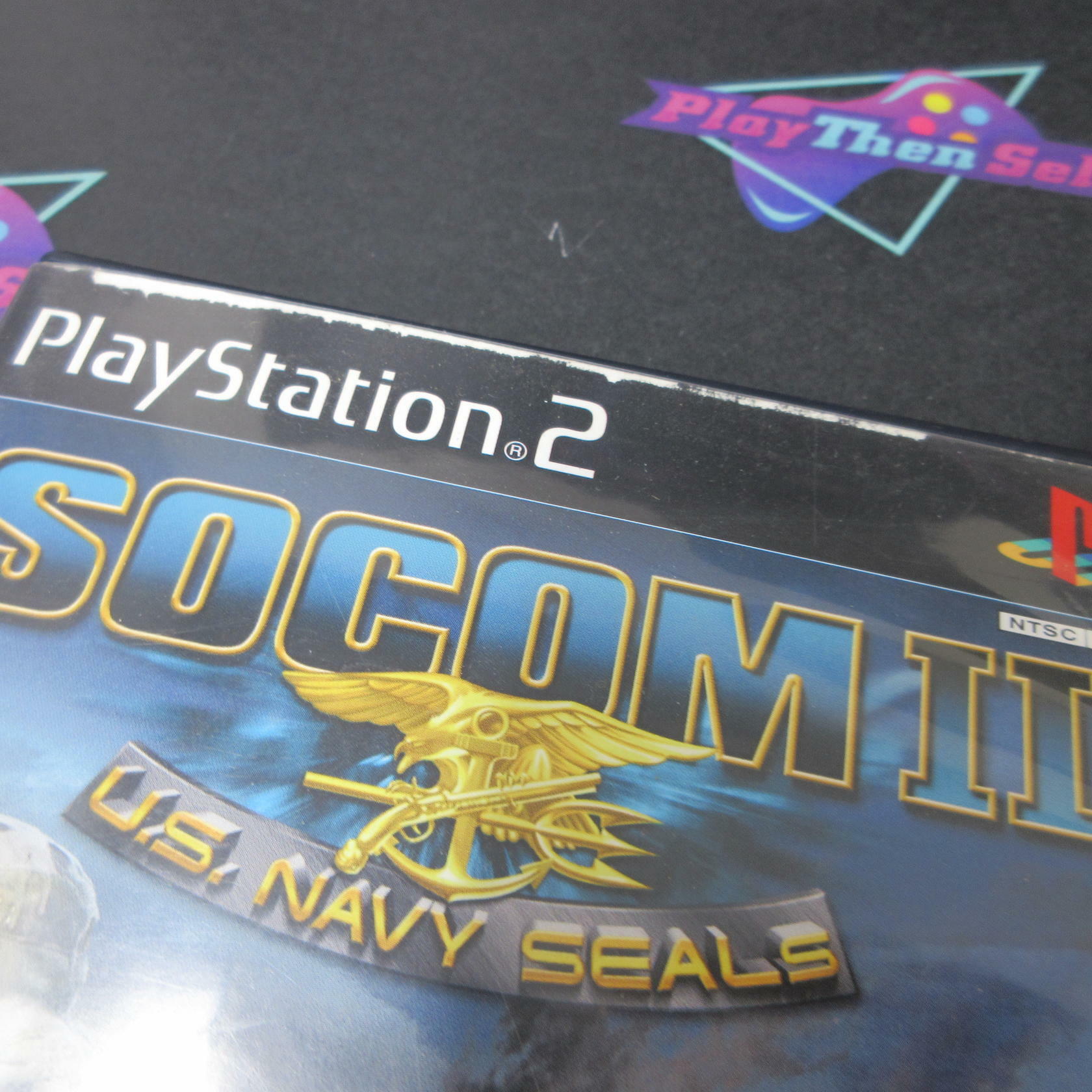 SOCOM II U.S. Navy Seals PS2 PlayStation 2 AD + Reg Card Complete - Very Good