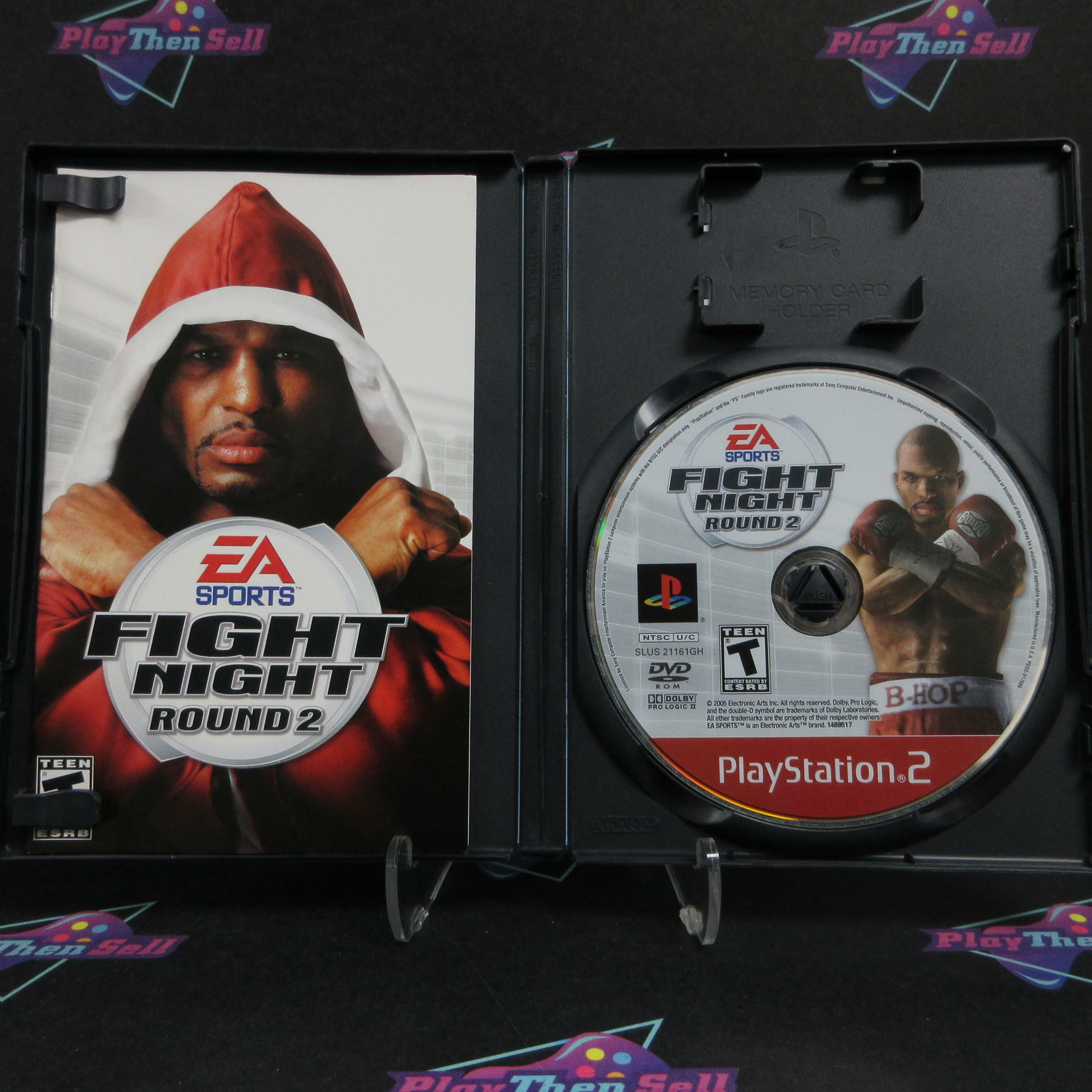 Fight Night Round 2 PS2 PlayStation 2 GH AD Complete CIB - Very Good
