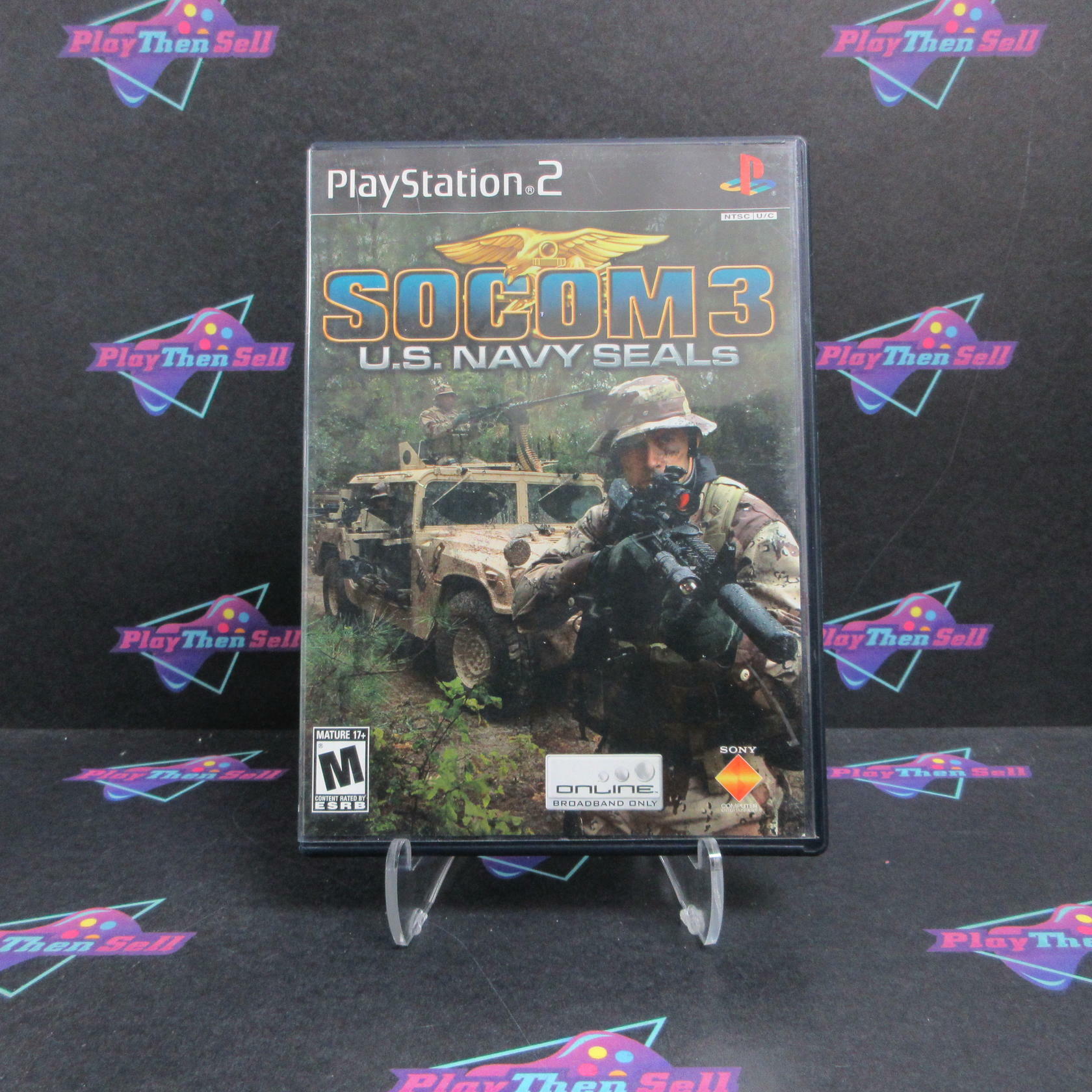 SOCOM 3 U.S. Navy Seals PS2 PlayStation 2 AD/NM - Very Good