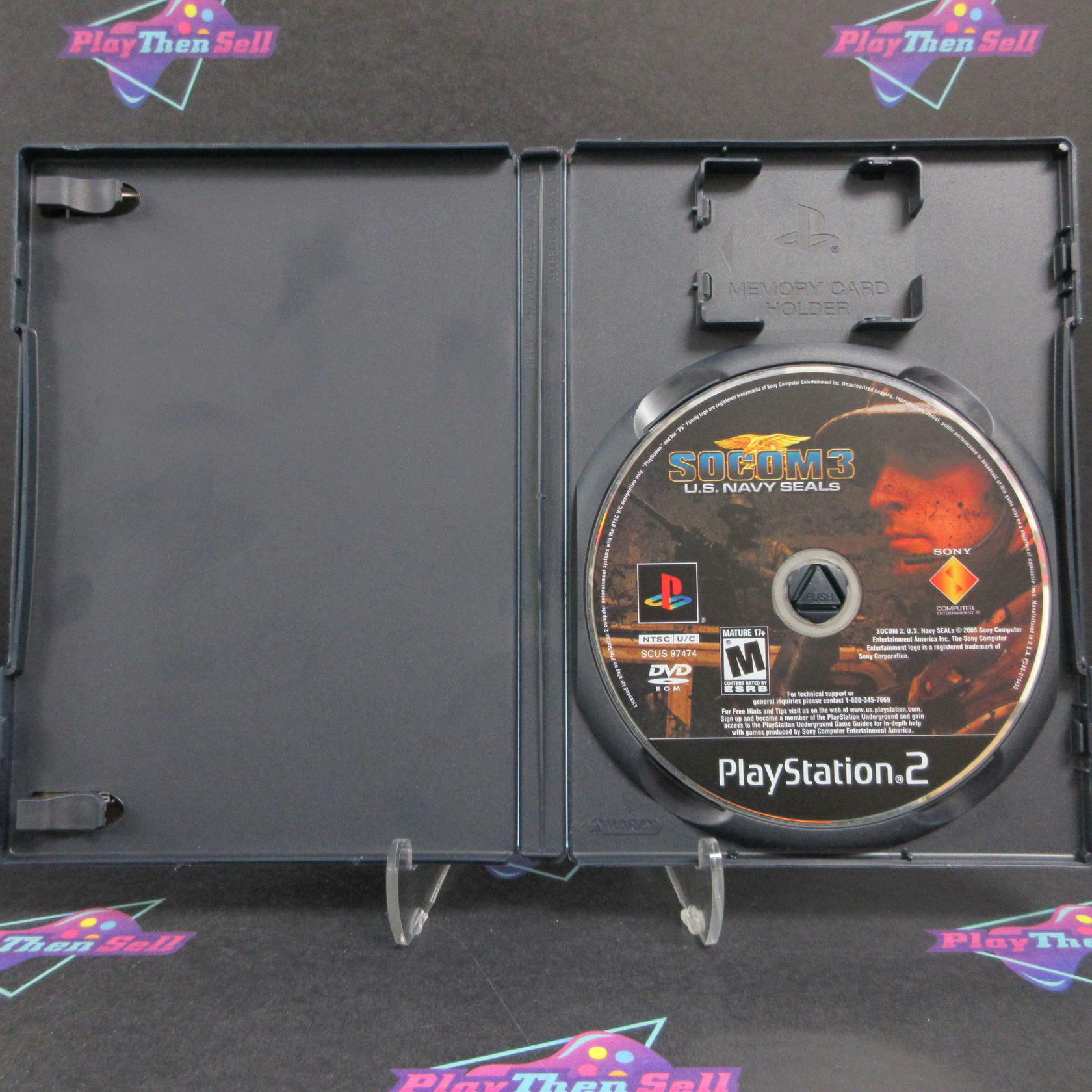 SOCOM 3 U.S. Navy Seals PS2 PlayStation 2 AD/NM - Very Good