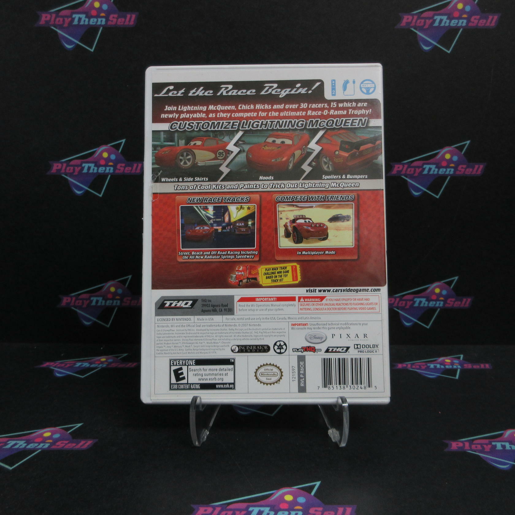 Disney's Cars Race O Rama Nintendo Wii AD/NM - Very Good