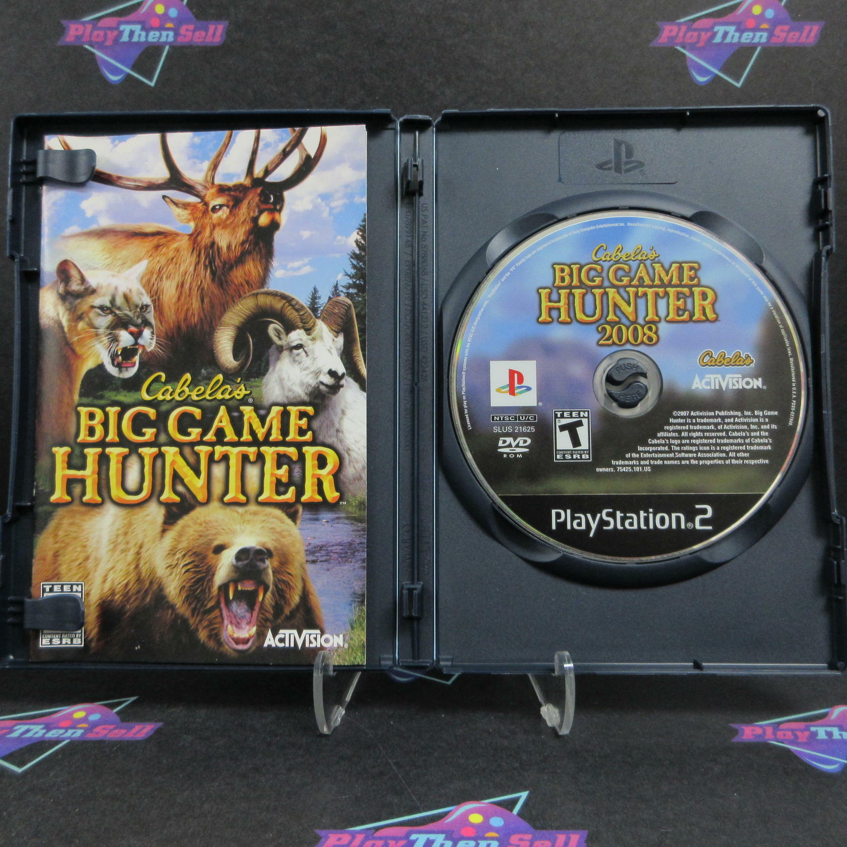 Cabela's Big Game Hunter 2008 PS2 PlayStation 2 AD Complete CIB - Very Good
