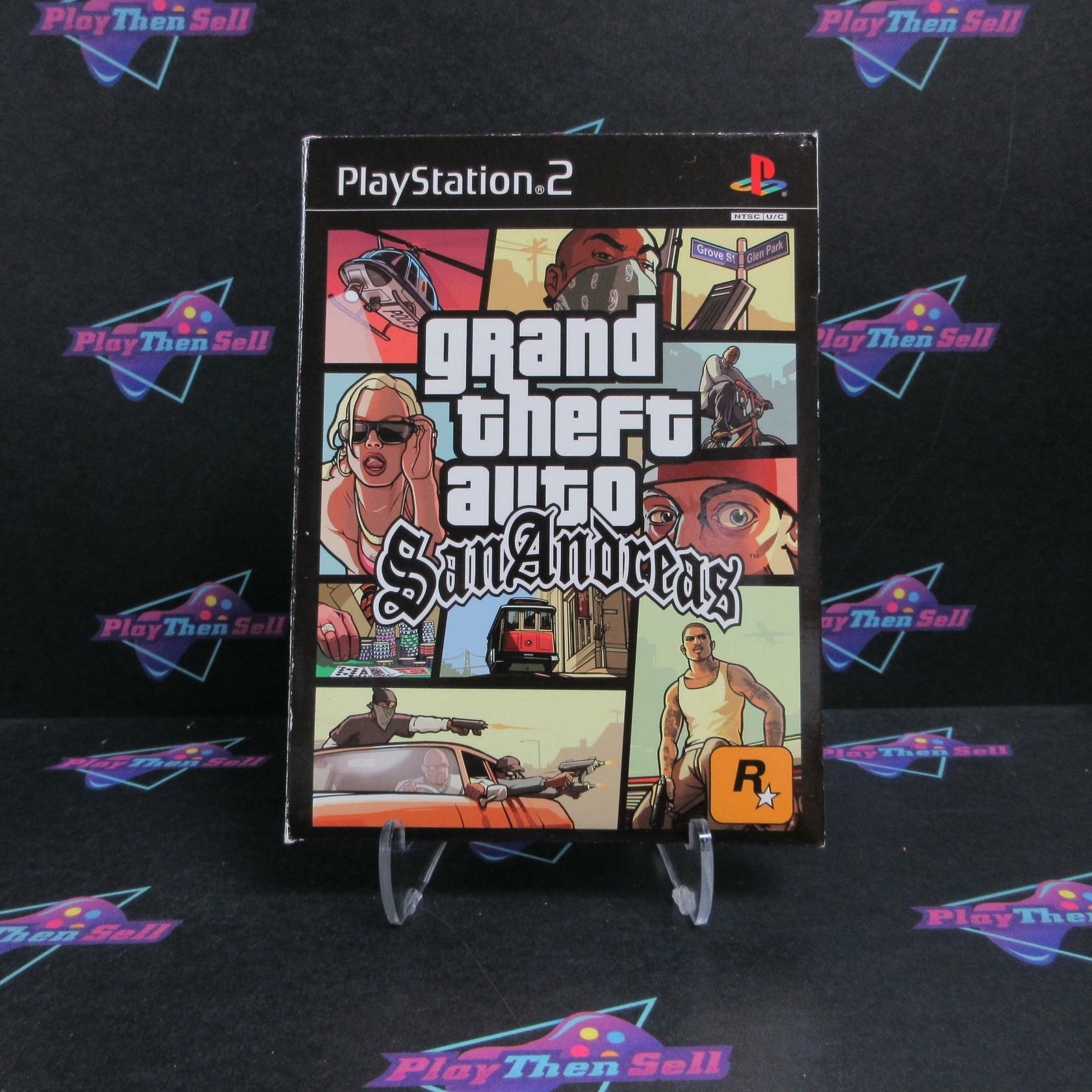 Grand Theft Auto San Andreas Special Edition PS2 PlayStation 2 + Map - Like New
