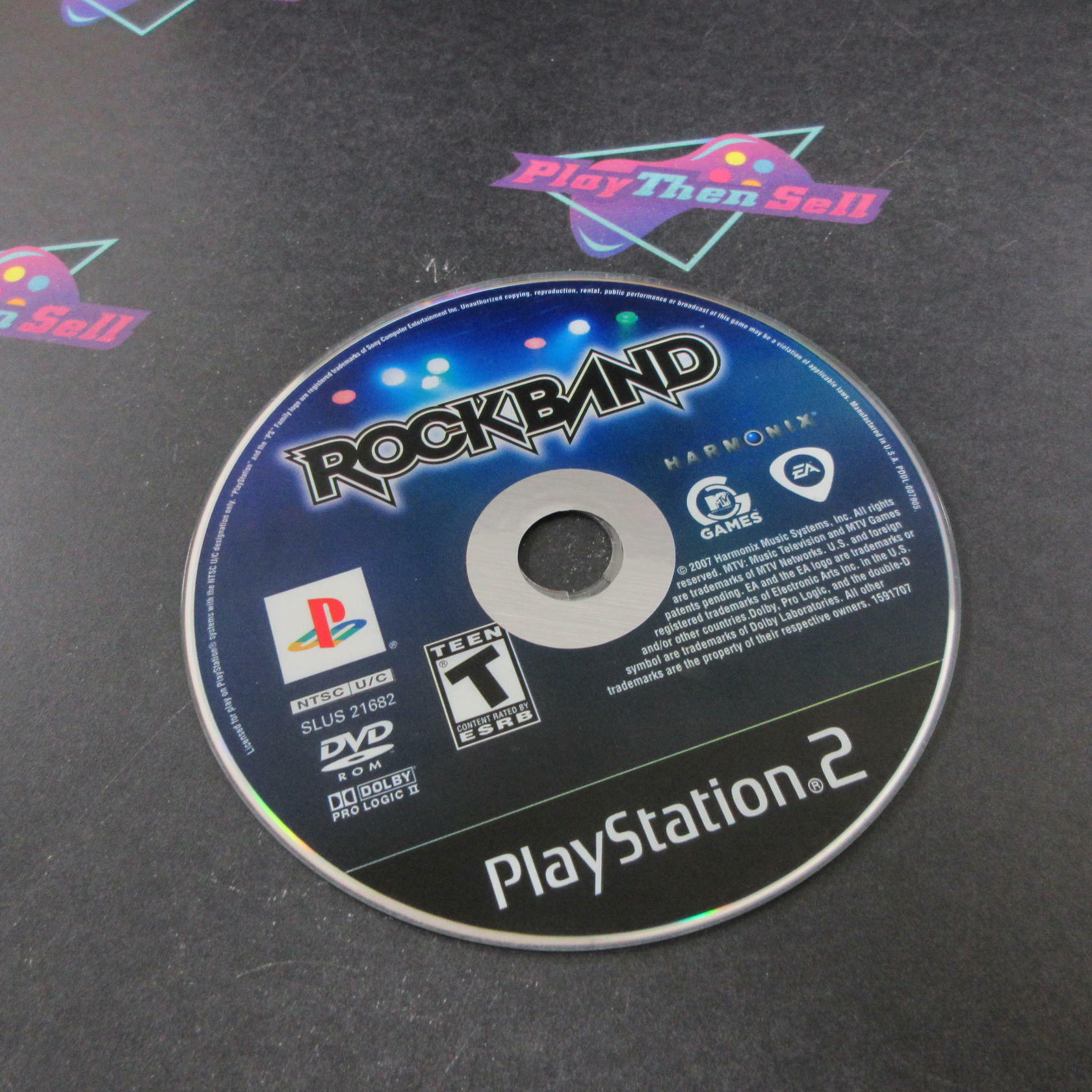 Rock Band PS2 PlayStation 2 DD Complete CIB - Very Good