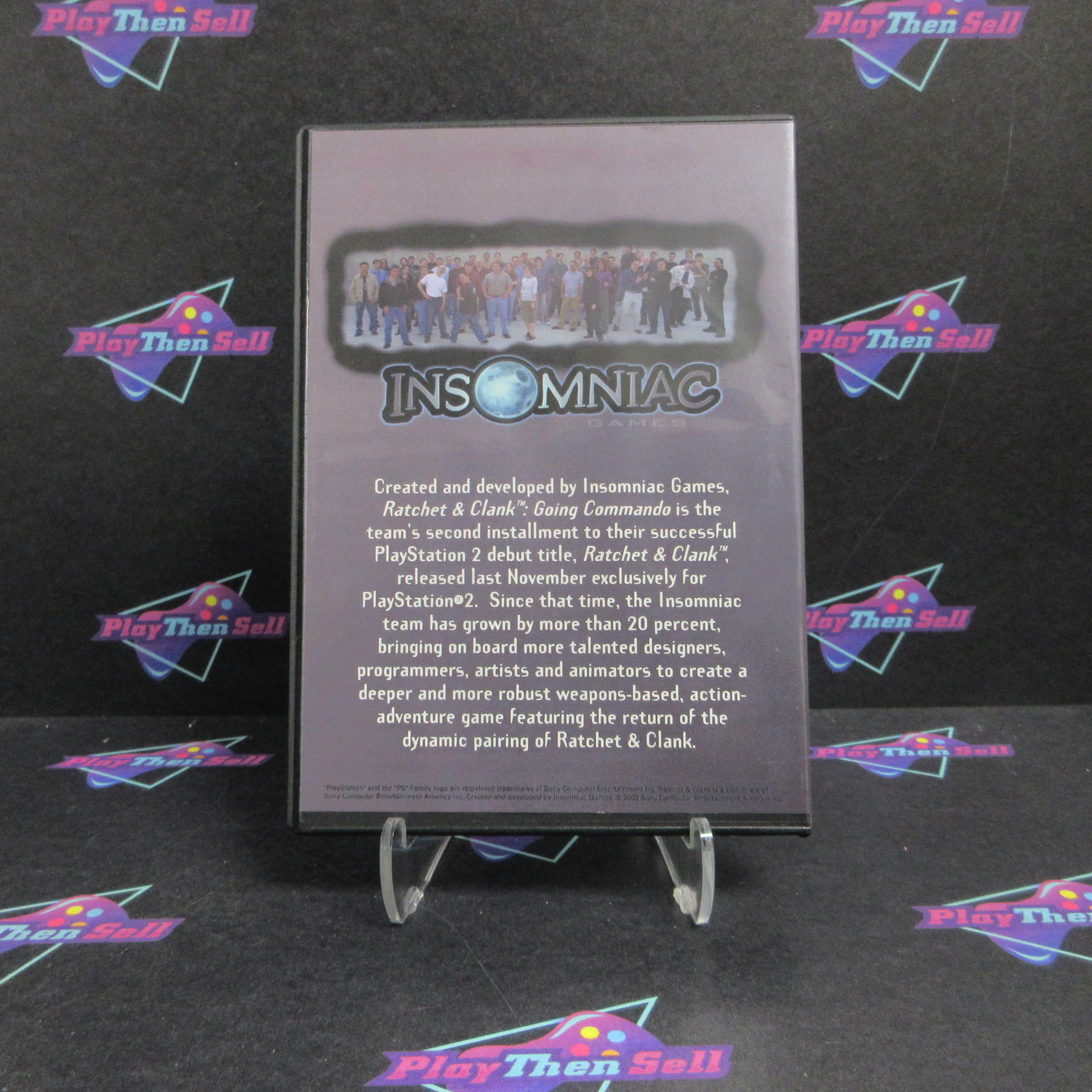 Ratchet & Clank Going Commando Informational DVD PS2 PlayStation 2 - Like New