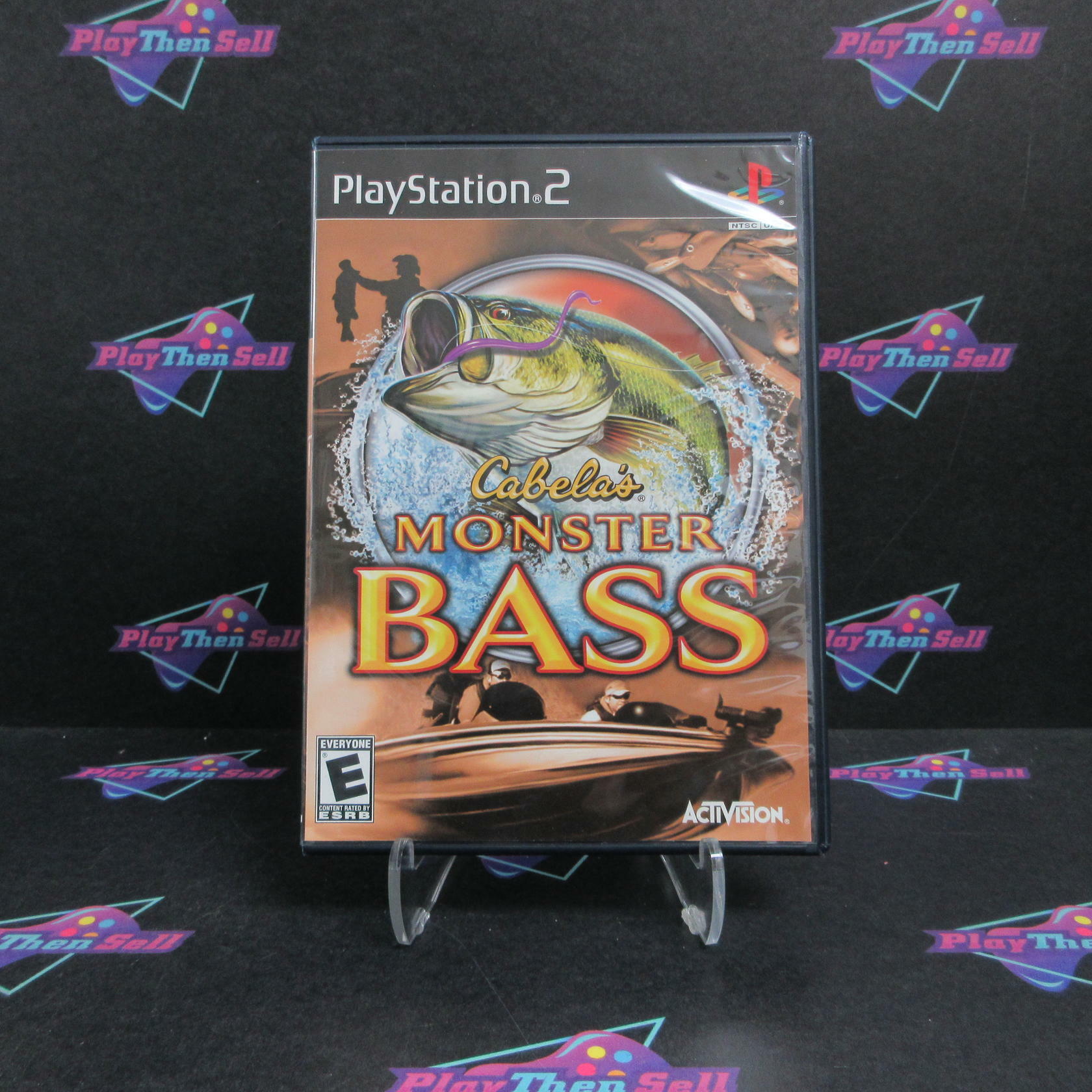 Cabela's Monster Bass PS2 PlayStation 2 AD Complete CIB - Very Good