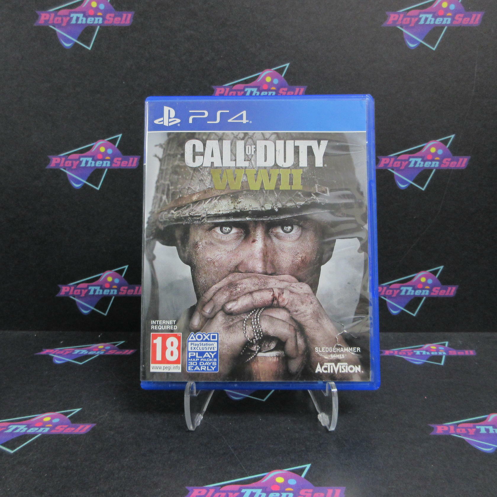 Call of Duty WWII PS4 PlayStation 4 PAL AD Complete CIB - Very Good