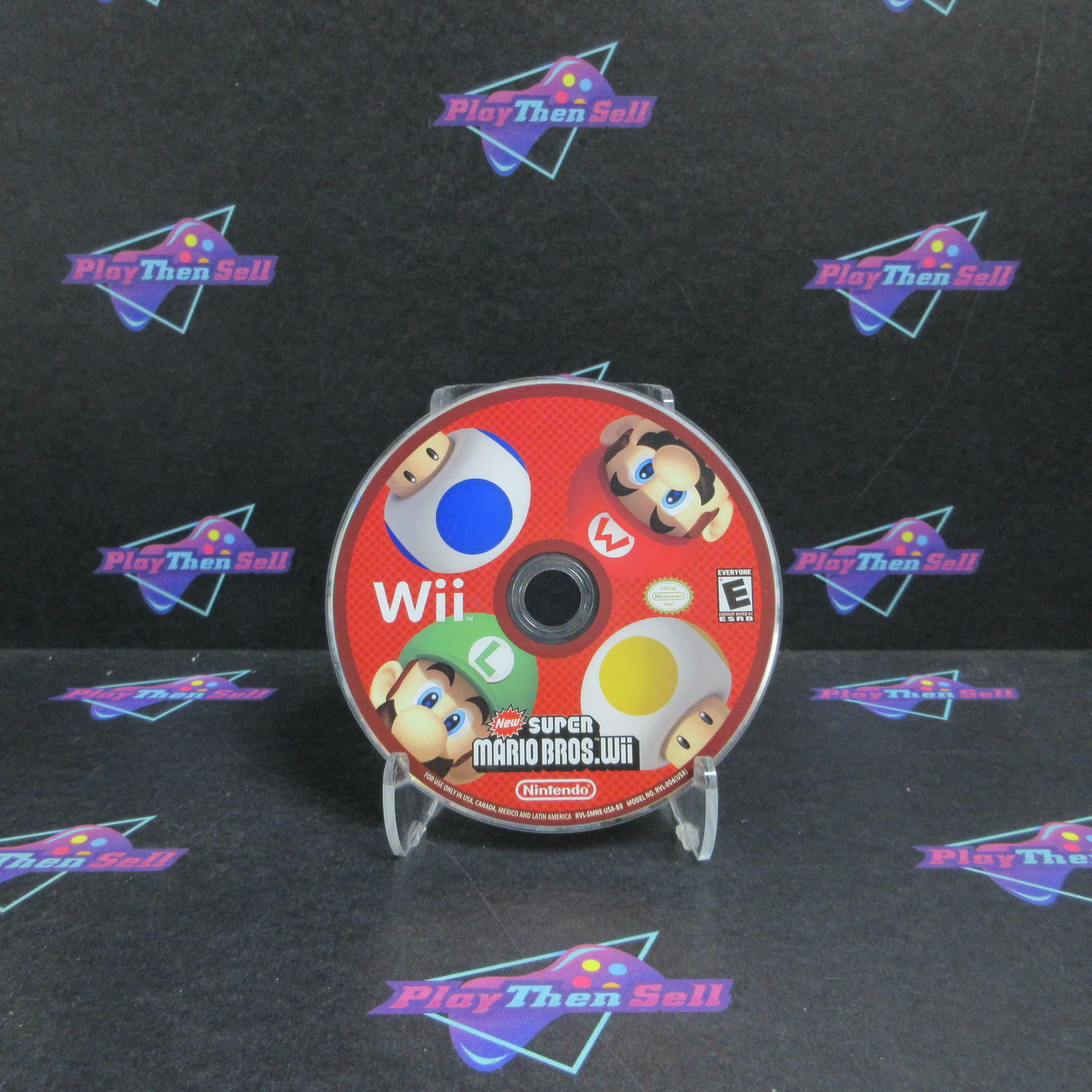 New Super Mario Bros Nintendo Wii in Sleeve + SoundTrack - Like New