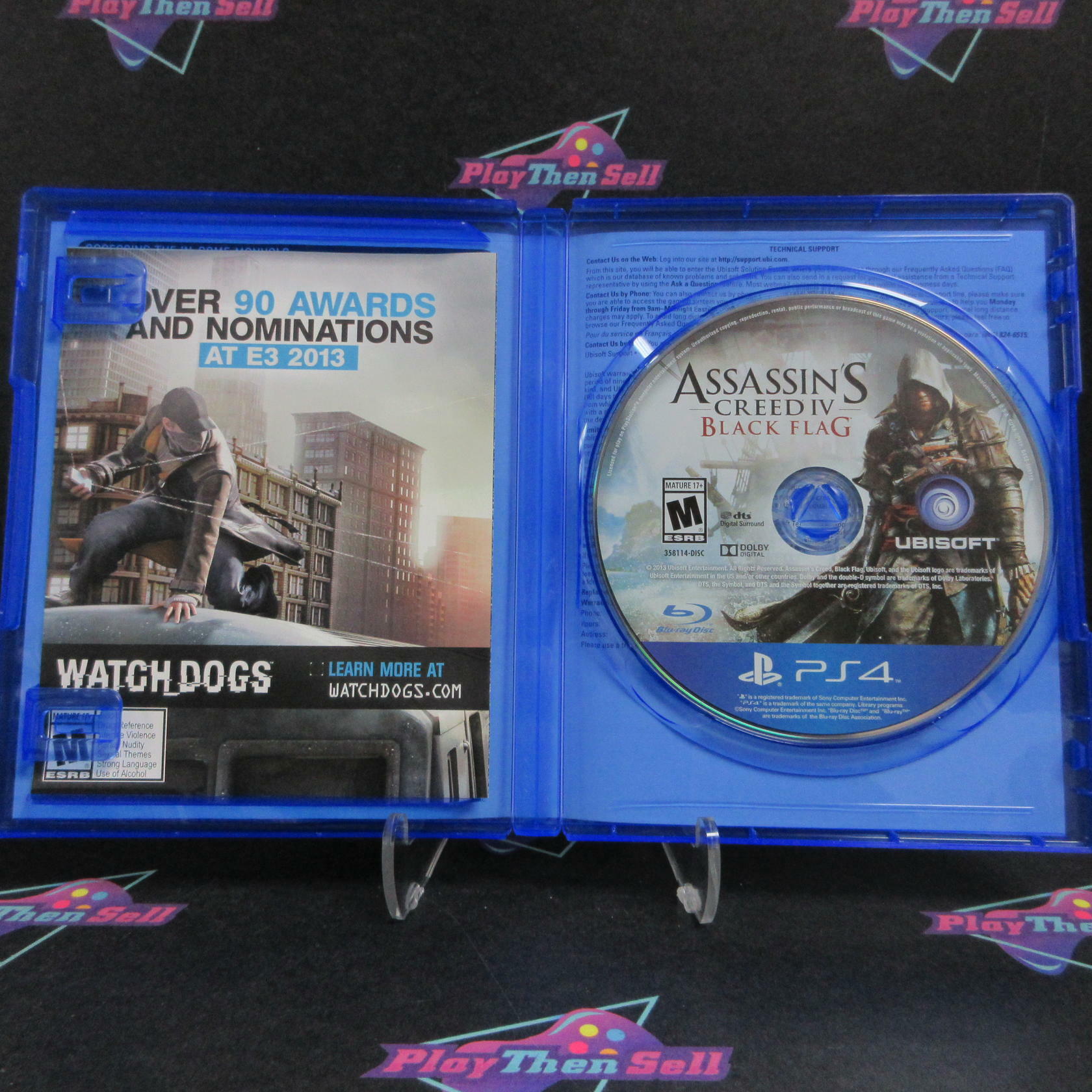 Assassin's Creed IV 4 Black Flag PS4 PlayStation 4 Complete - Excellent