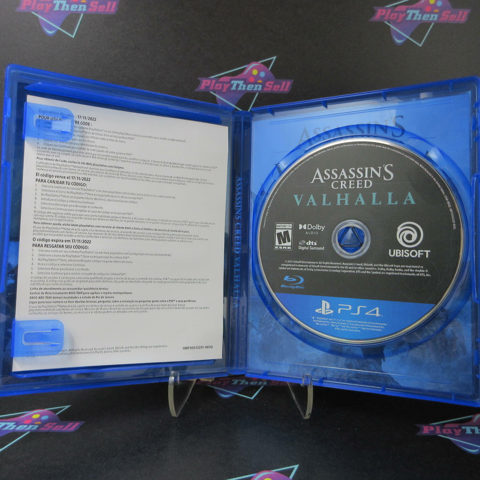 Assassin's Creed Valhalla PS4 PlayStation 4 Complete - Excellent