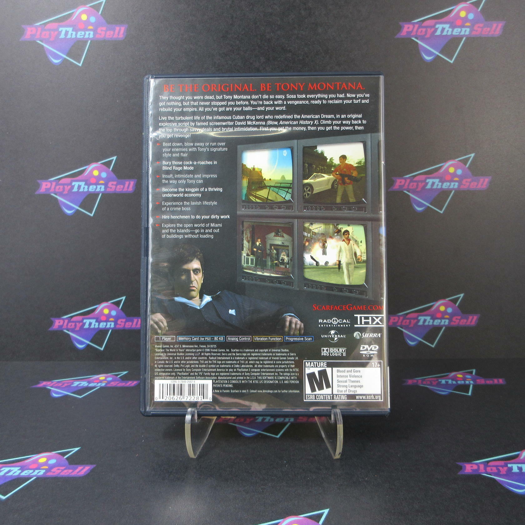Scarface The World Is Yours PS2 PlayStation 2 Complete - Excellent