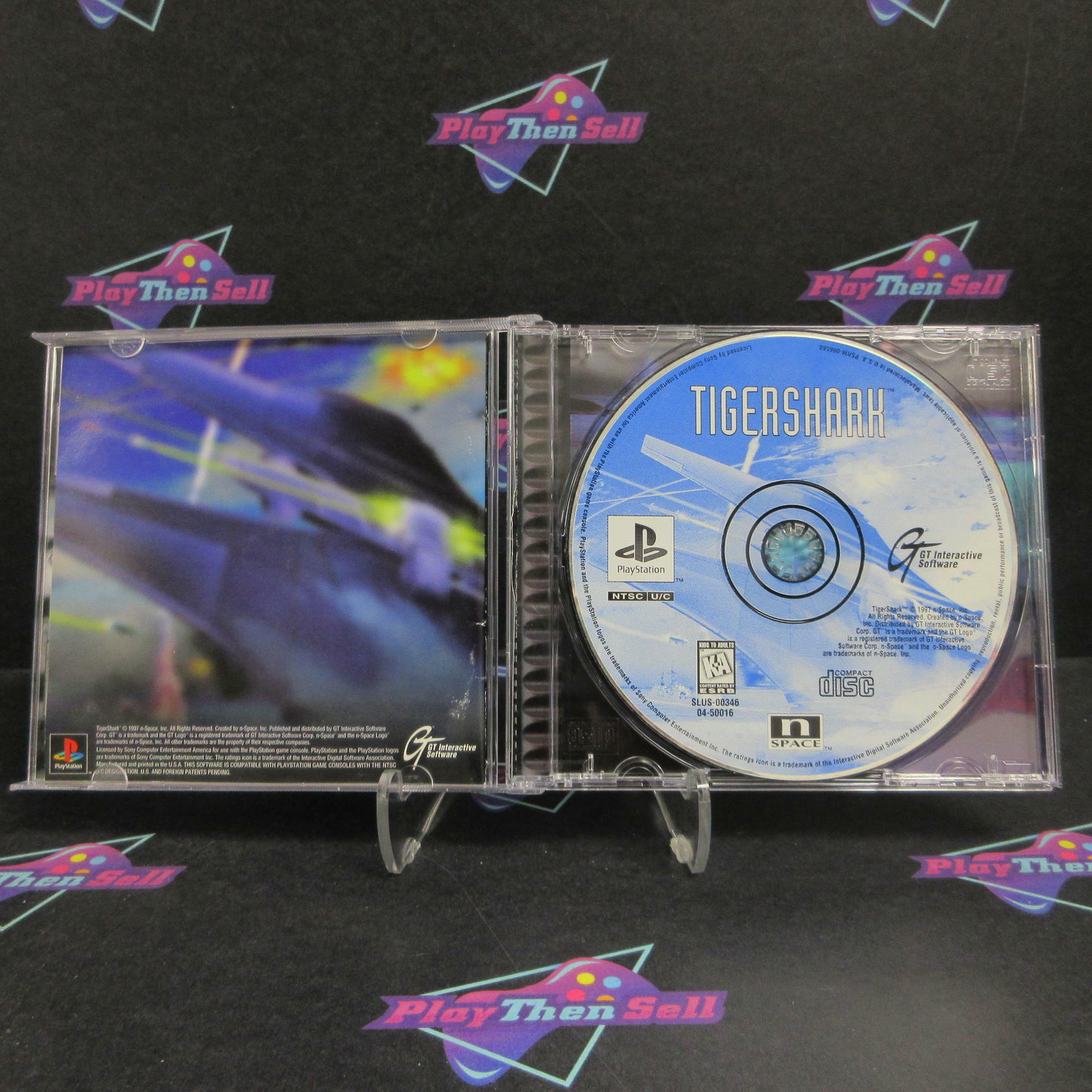 Tigershark PS1 PlayStation 1 + Reg Card Complete - Excellent