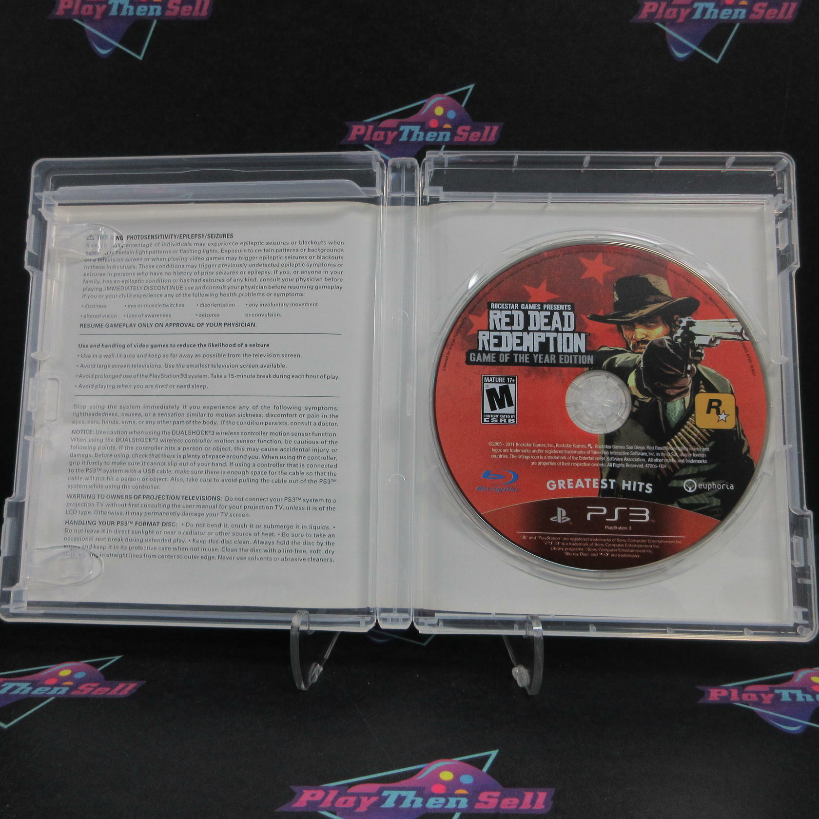 Red Dead Redemption GOTY PS3 PlayStation 3 GH Complete - Excellent
