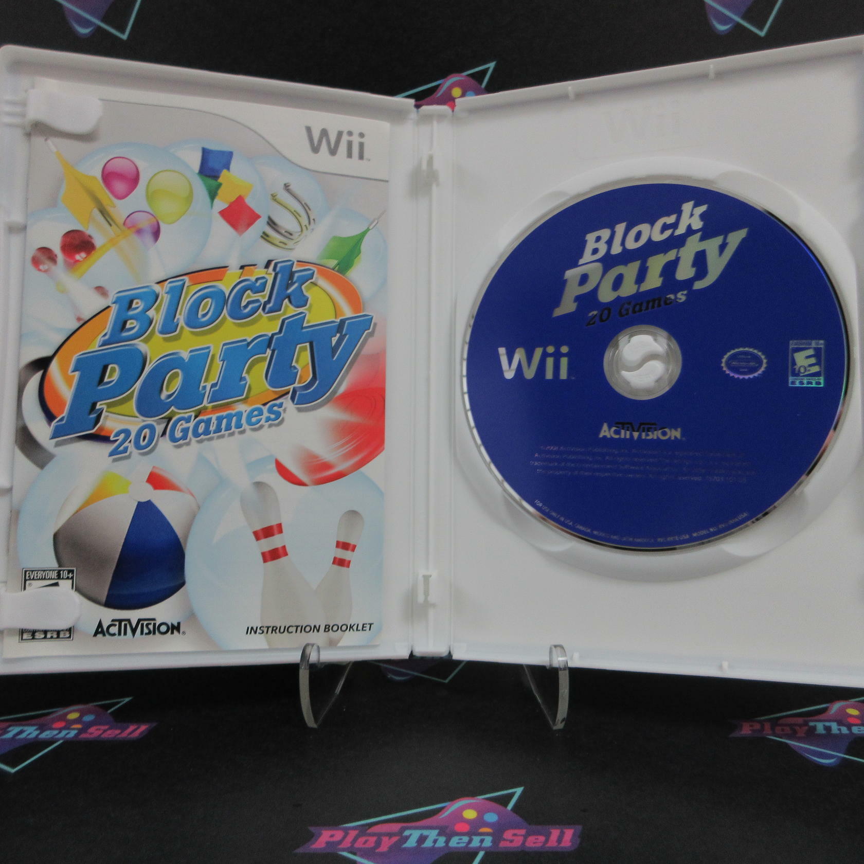 Block Party 20 Games Nintendo Wii Complete - Excellent
