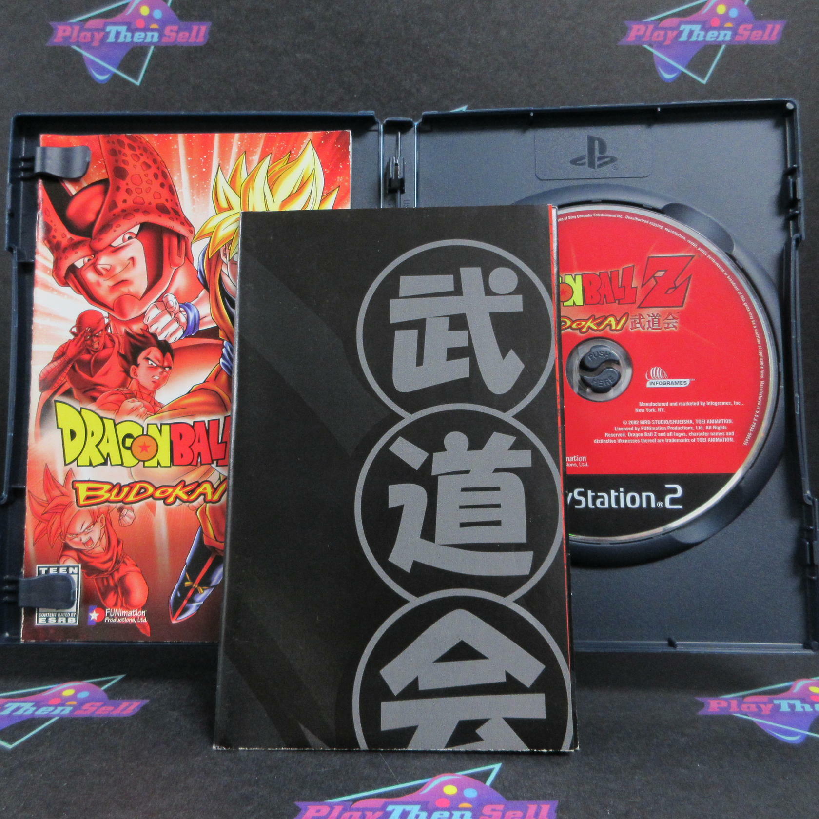 Dragon Ball Z Budokai PS2 PlayStation 2 + Poster Complete - Excellent